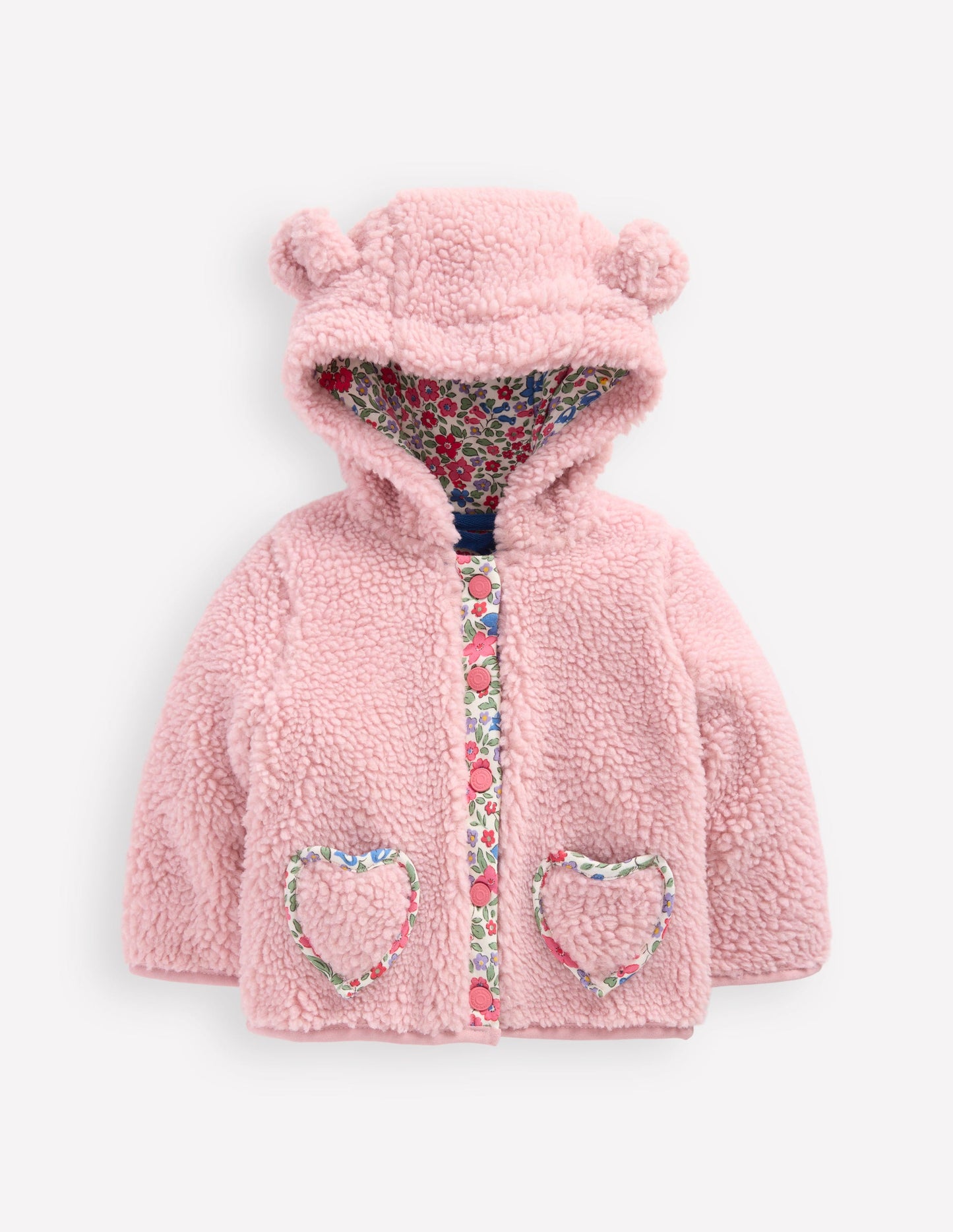 Girls Borg Fleece-Pink