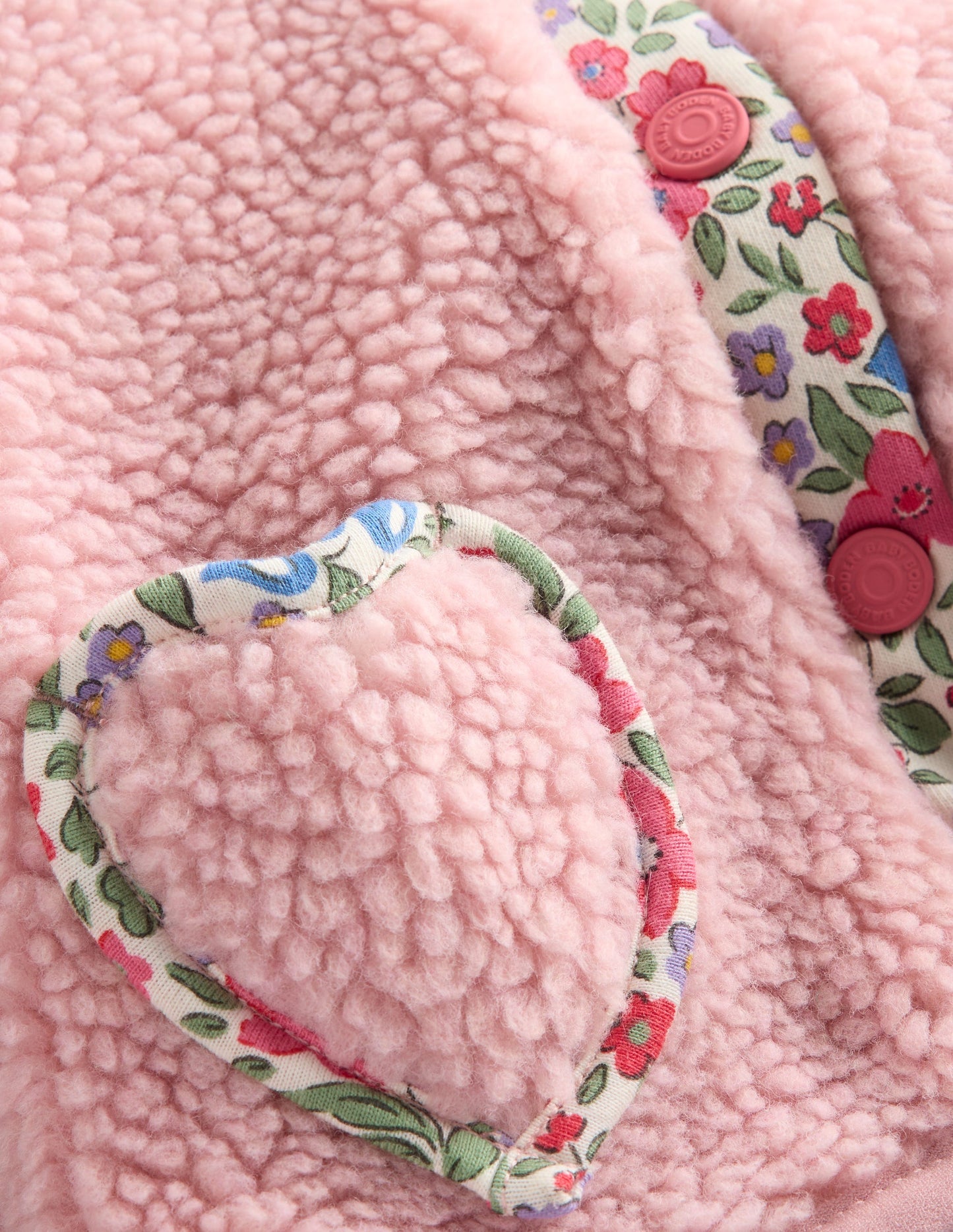 Girls Borg Fleece-Pink