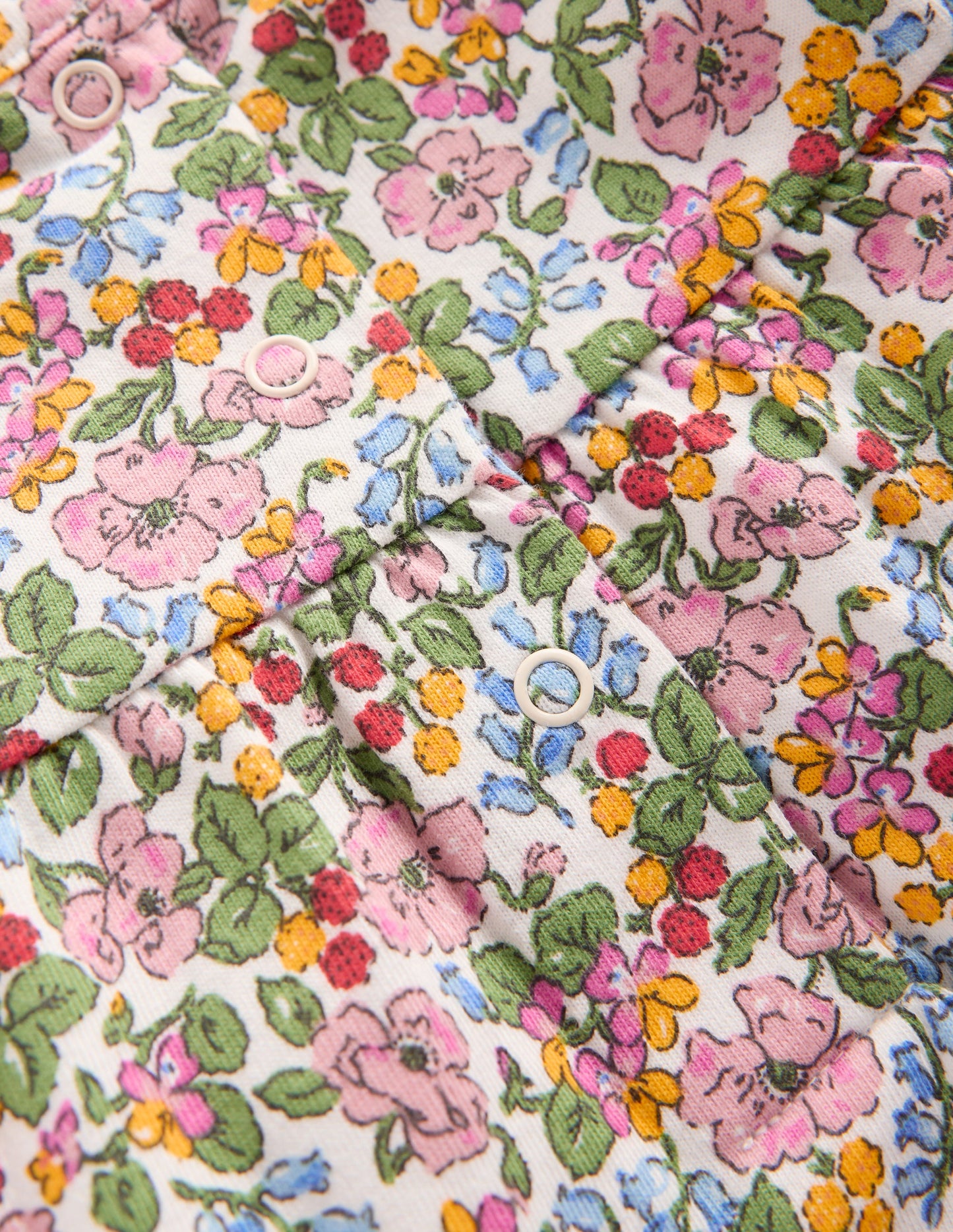 Applique Jersey Tunic Set-Multi Berry Floral