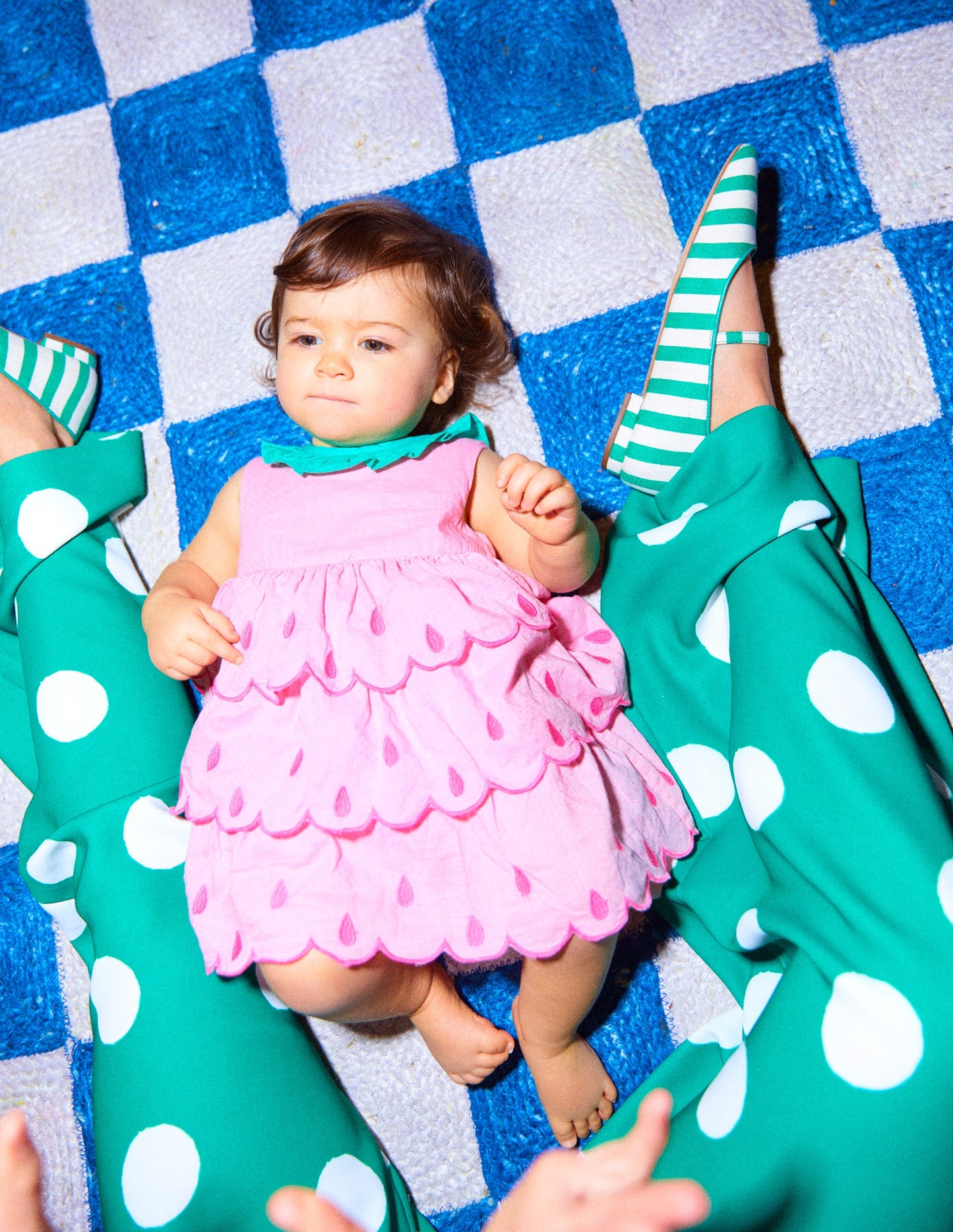 Ruffle Woven Romper-Bubblegum Pink