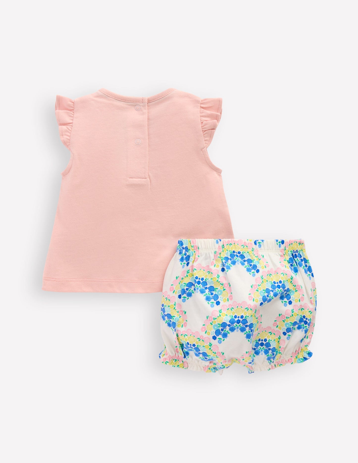 Ruffle Jersey Playset-Coconut Milk Rainbow Shells