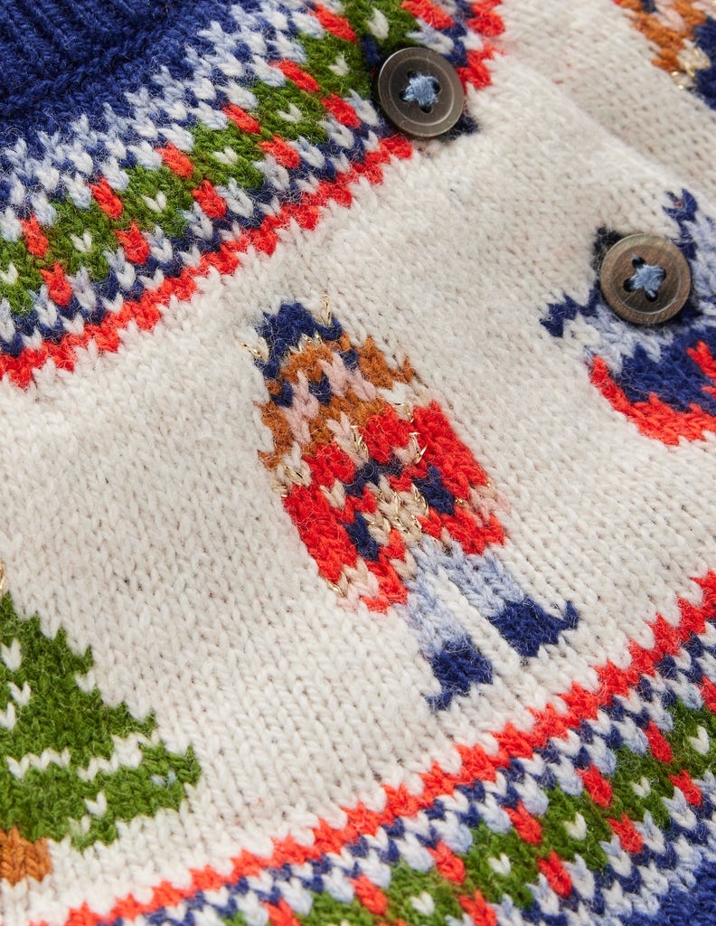 Fair isle Jumper-College Navy Nutcracker