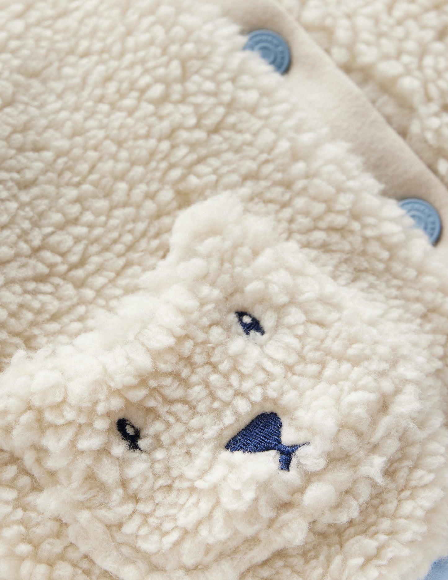 Girls Borg Fleece-Oatmeal Bears