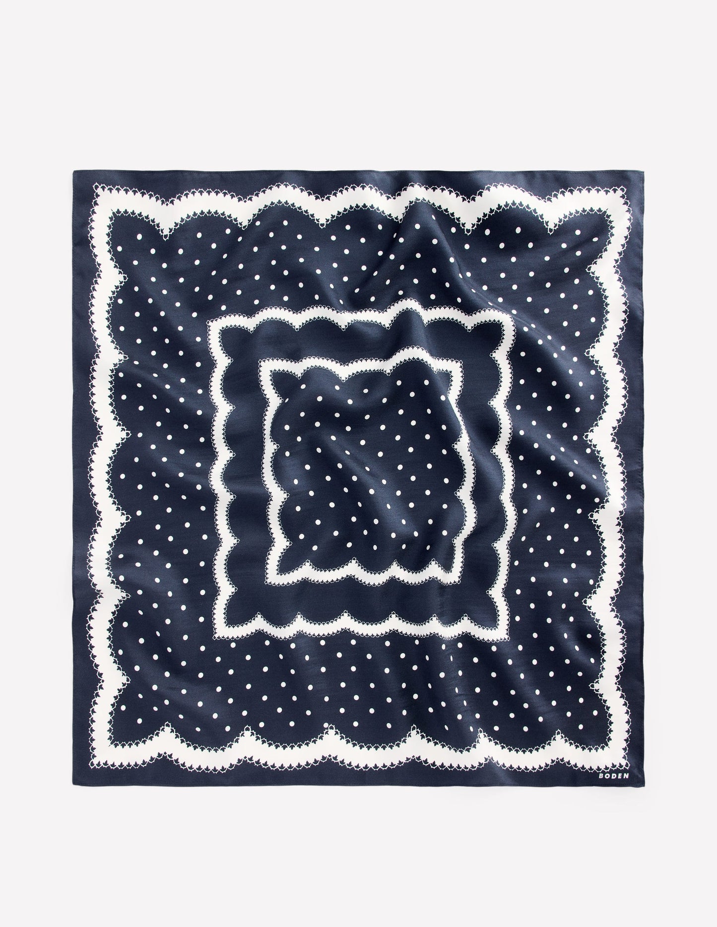 Silk Square Scarf-Painted Dot
