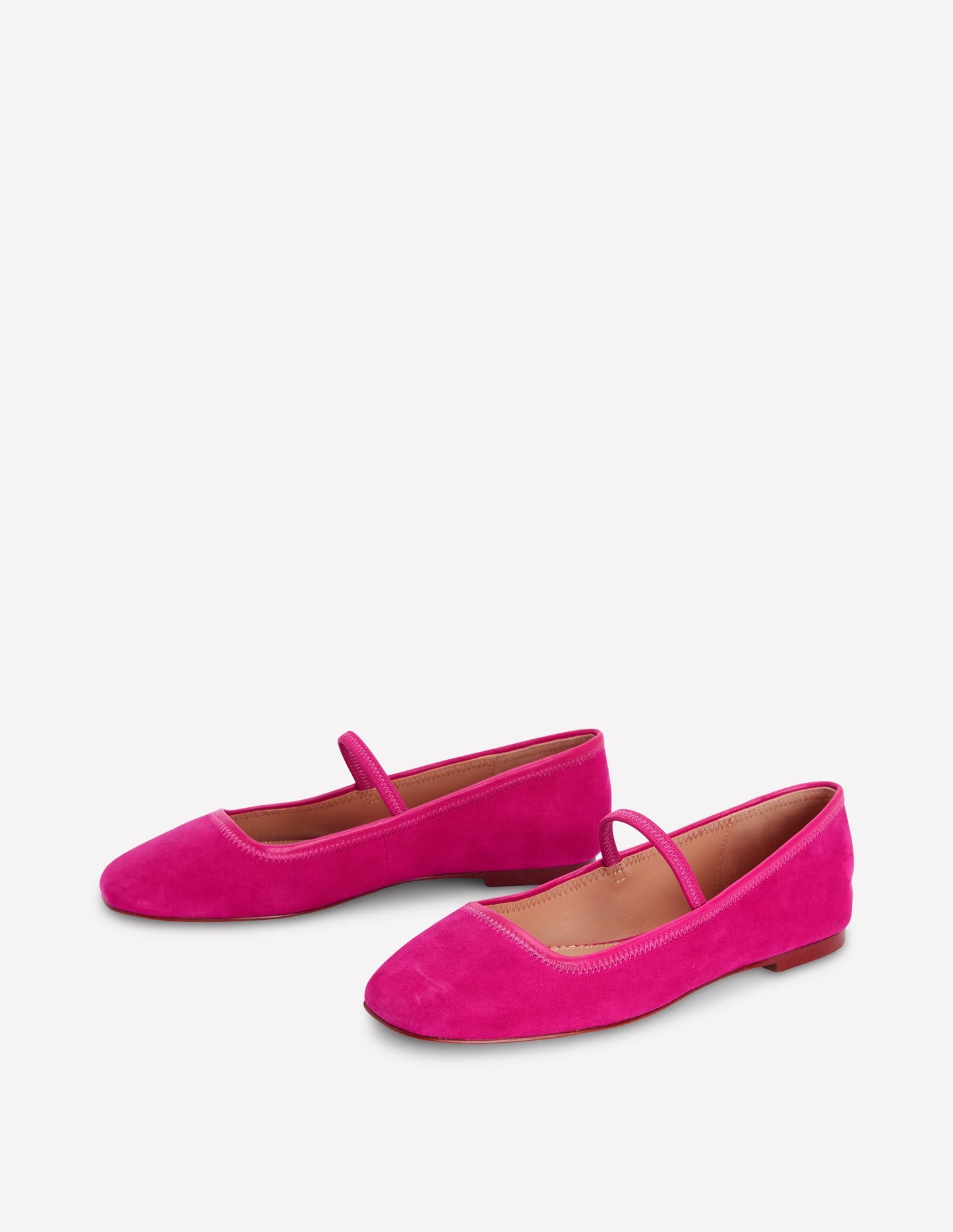 Thea Mary Jane Ballet Flats-Pink Peony