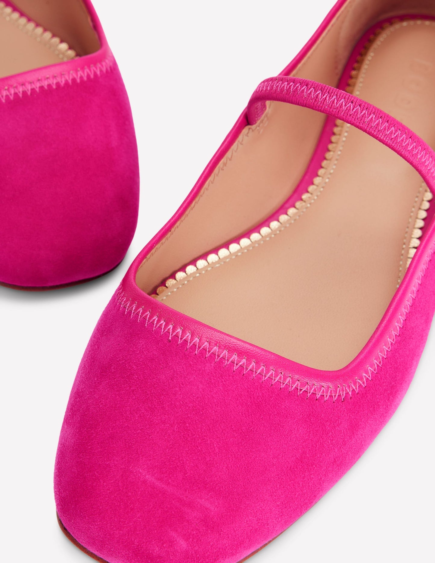 Thea Mary Jane Ballet Flats-Pink Peony