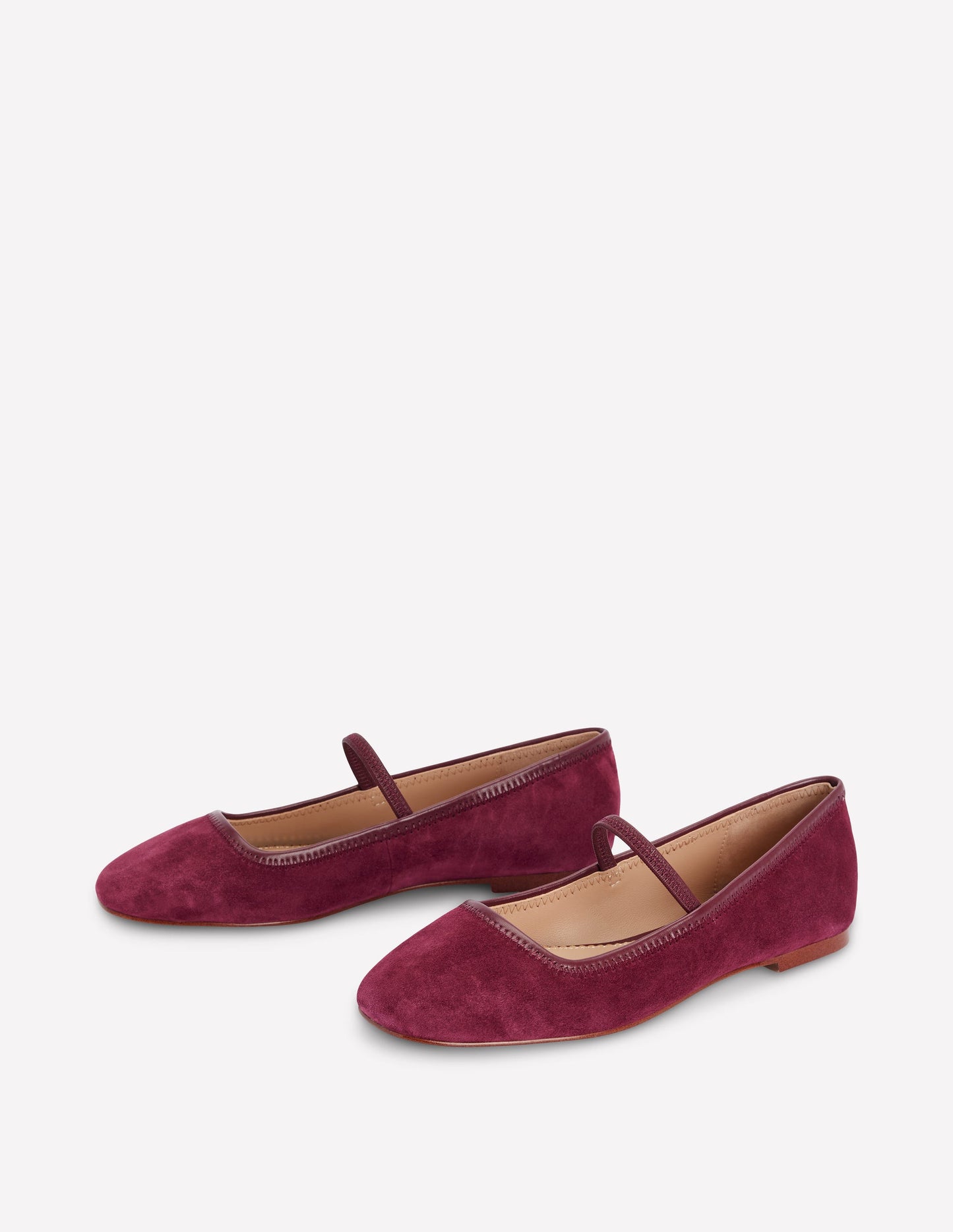 Thea Mary Jane Ballet Flats-Oxblood