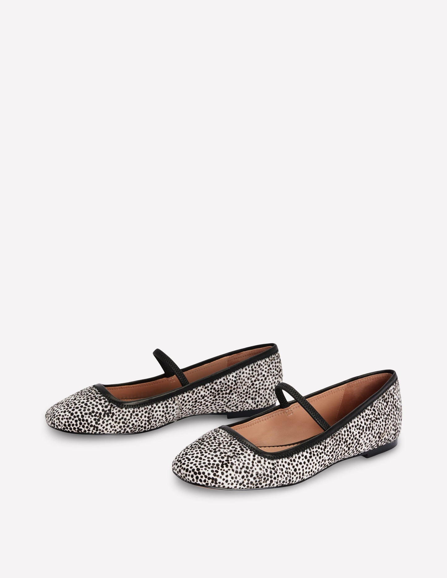 Thea Mary Jane Ballet Flats-Dalmation Pony
