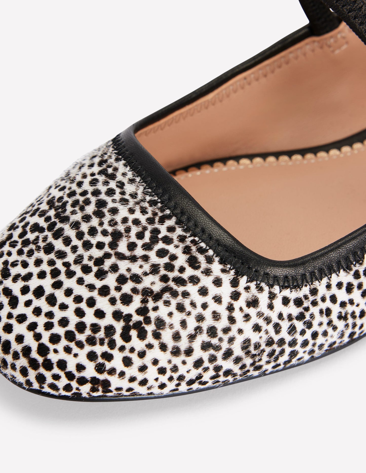 Thea Mary Jane Ballet Flats-Dalmation Pony