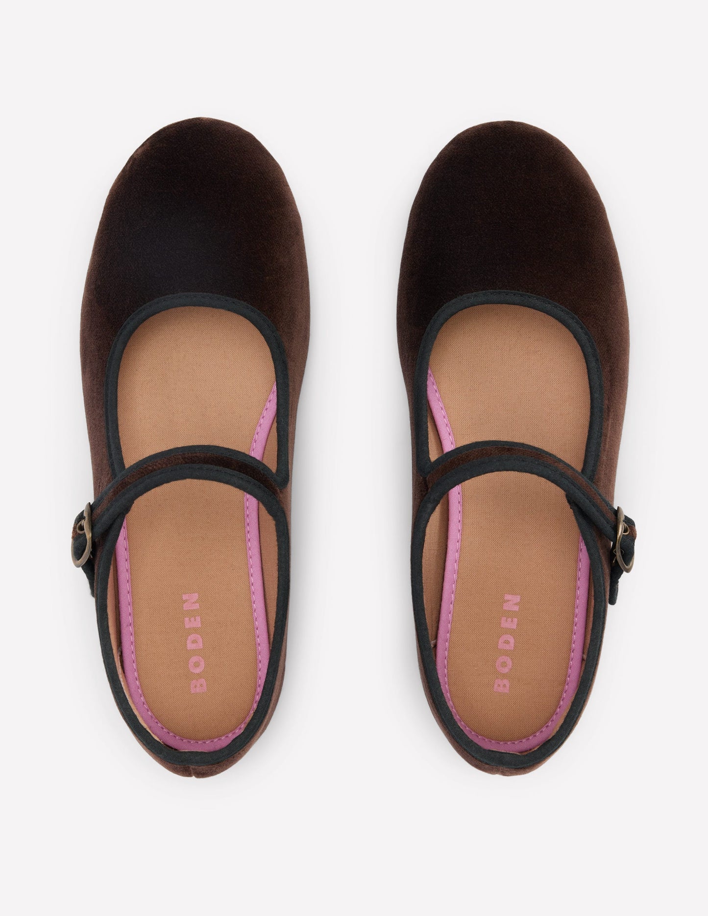 Flexi Mary Jane-Chocolate Velvet