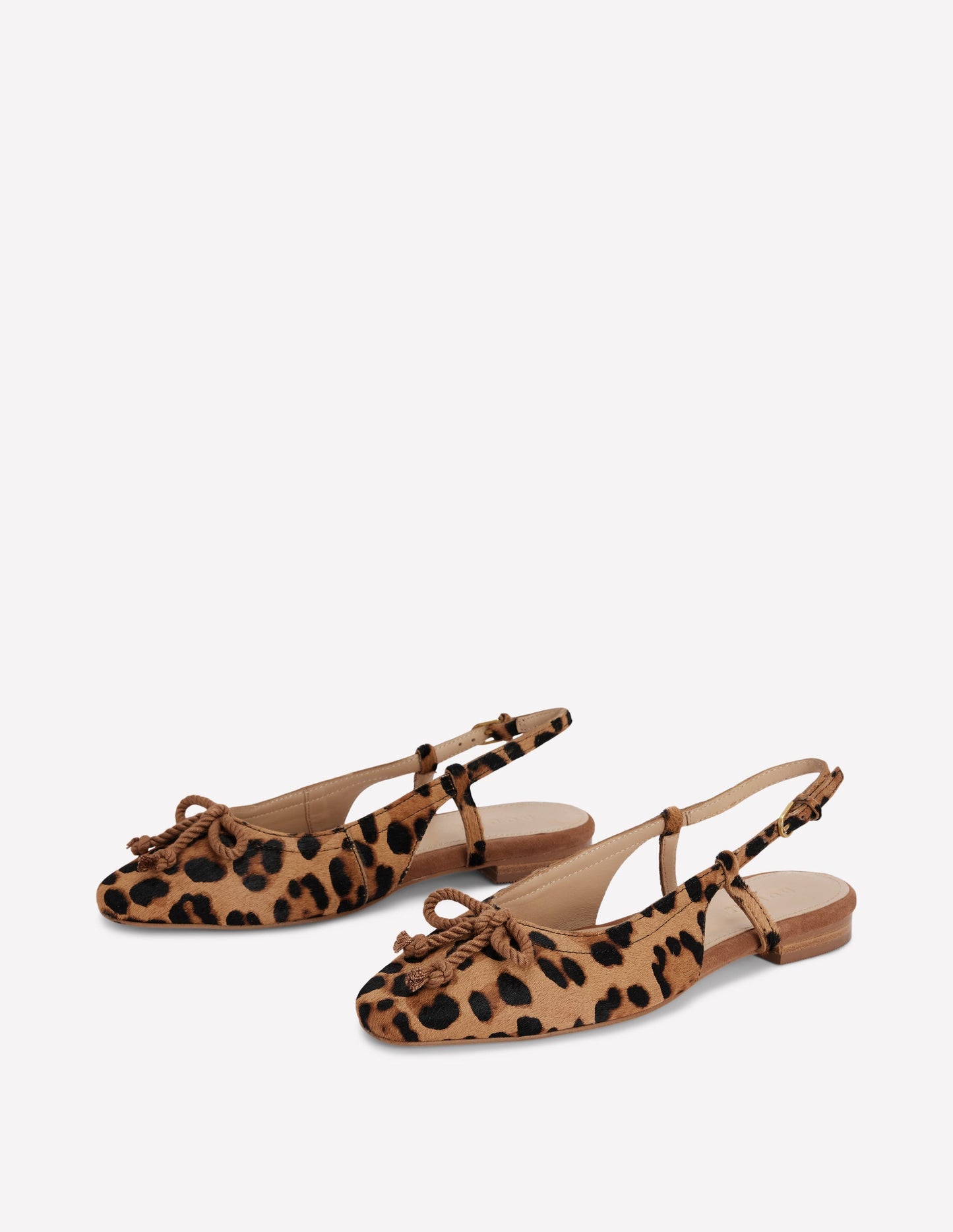 Easy Slingback Flats-Classic Leopard