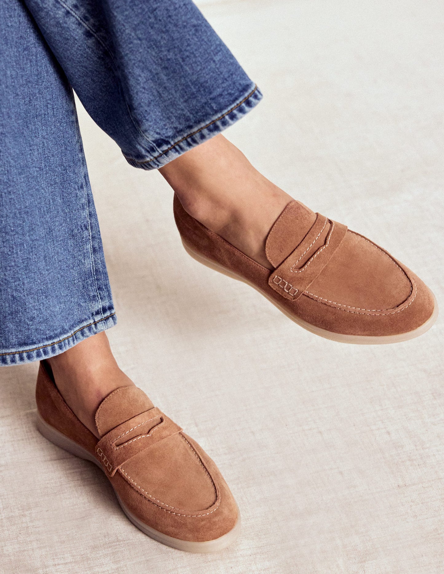 Easy soft loafers-Tan