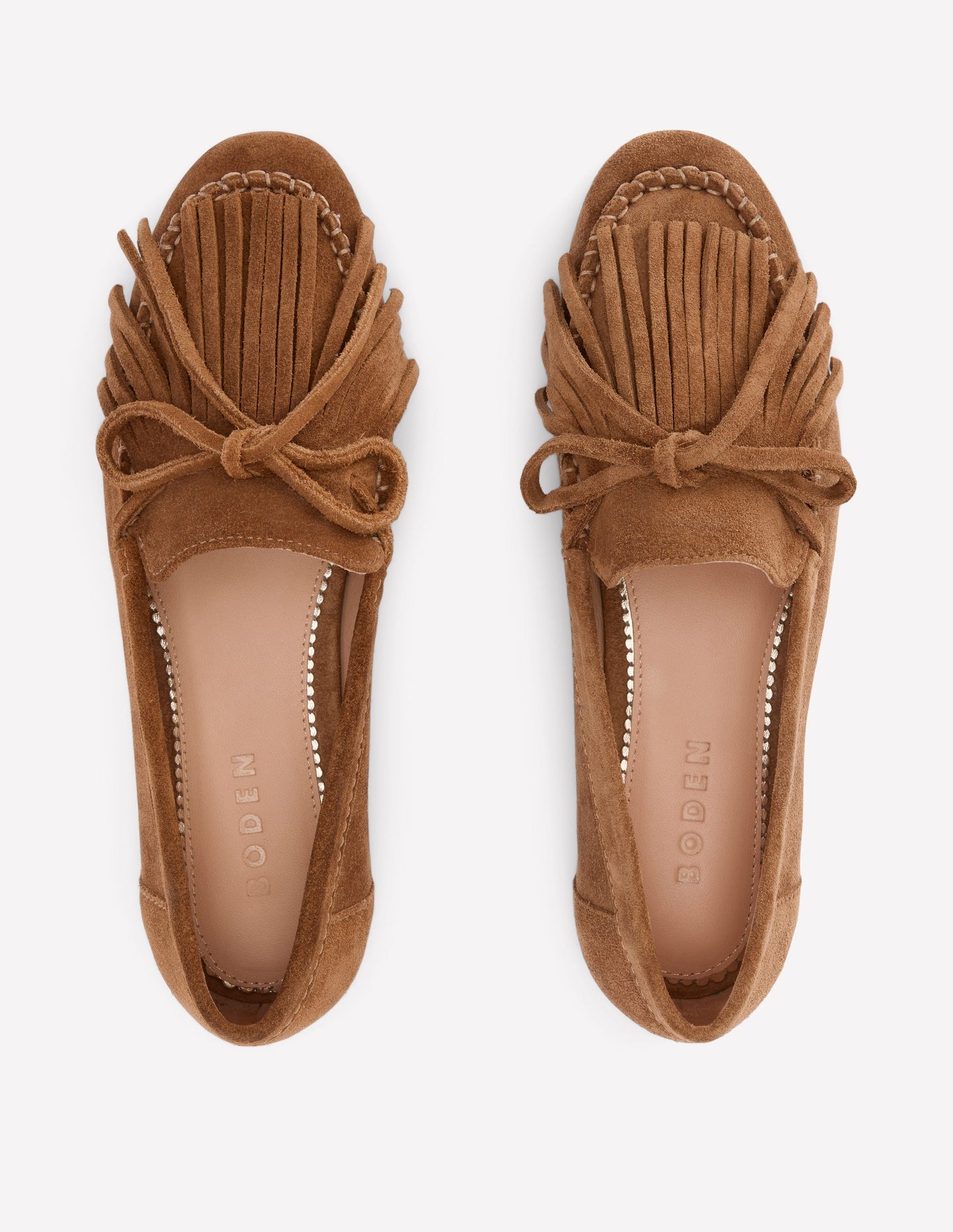 Soft Tassel Deck Shoes-Tan