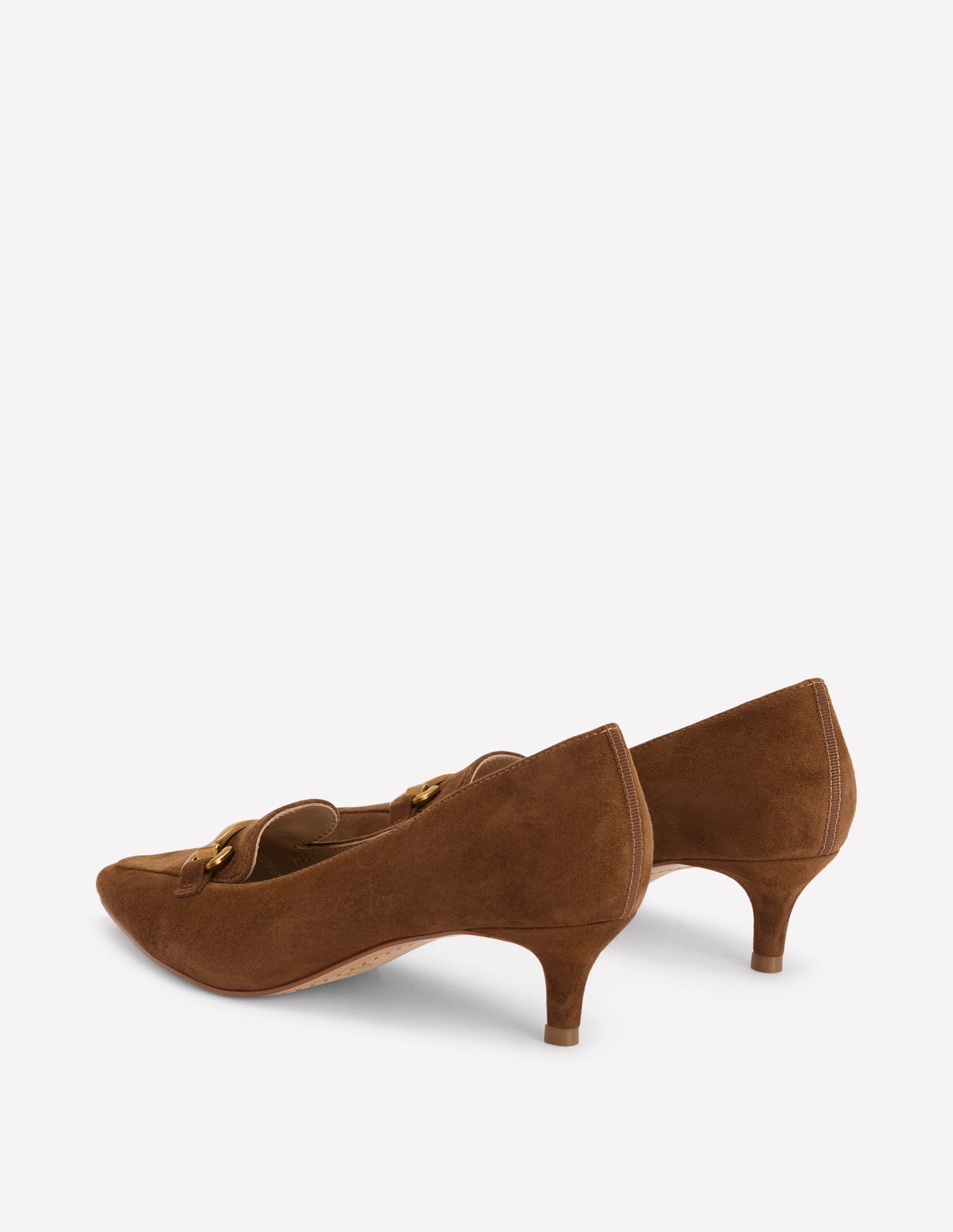 Iris Heel Snaffle Point Loafer-Raw Umber