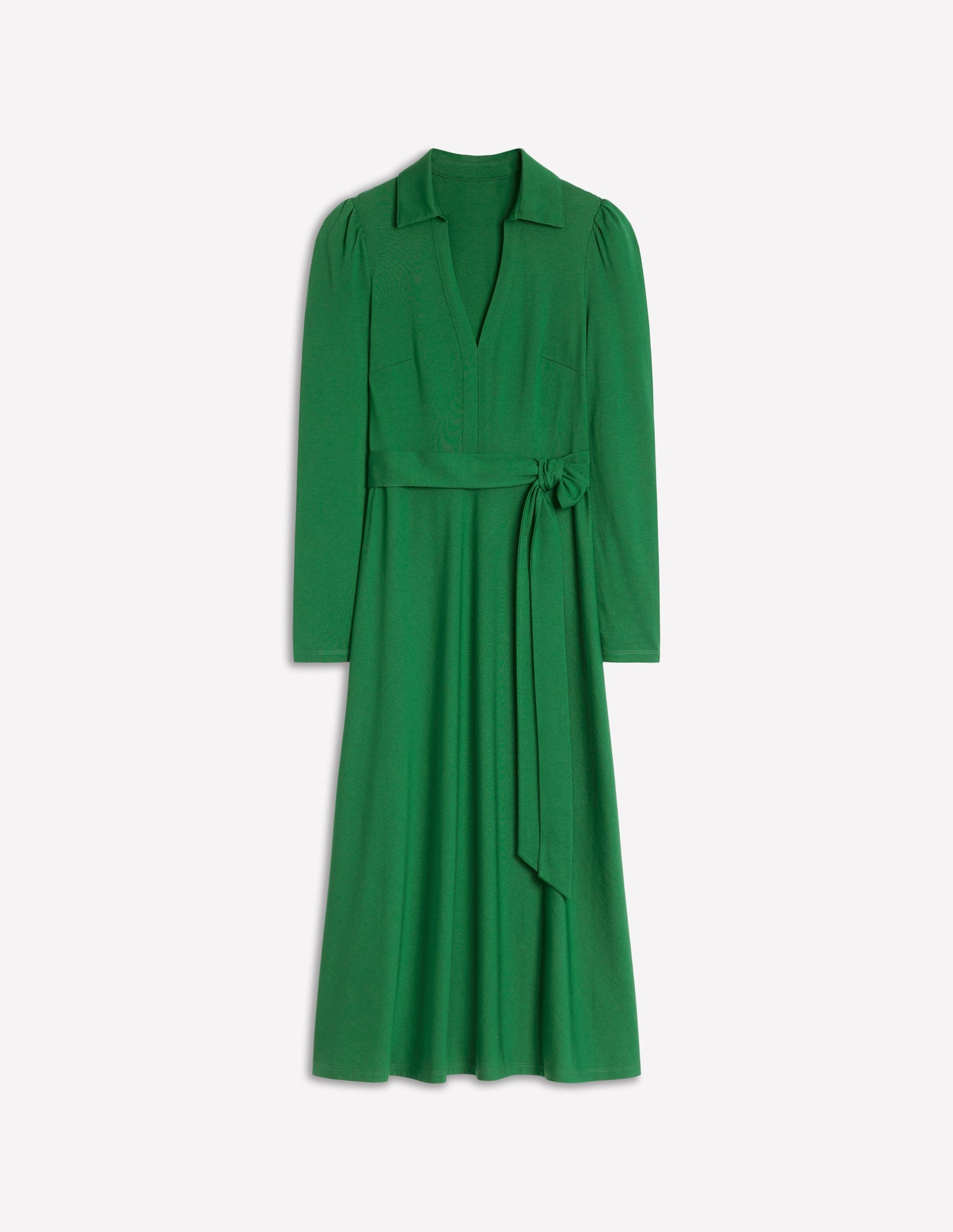 Imogen Collared Jersey Dress-Eden