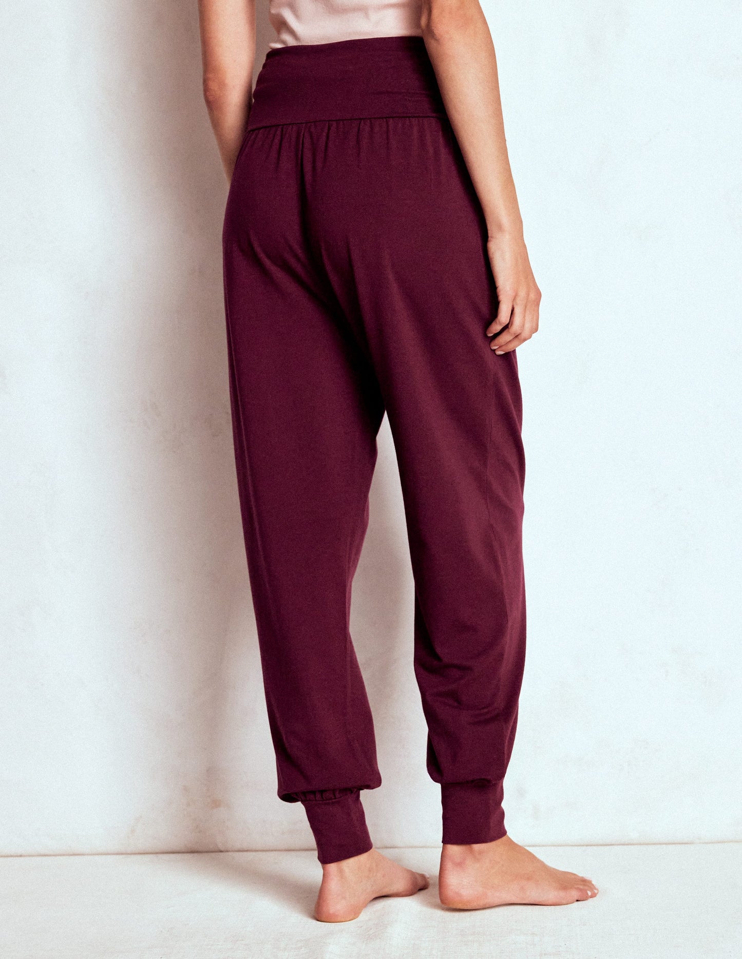 Hareem Jersey Joggers-Deep Wisteria