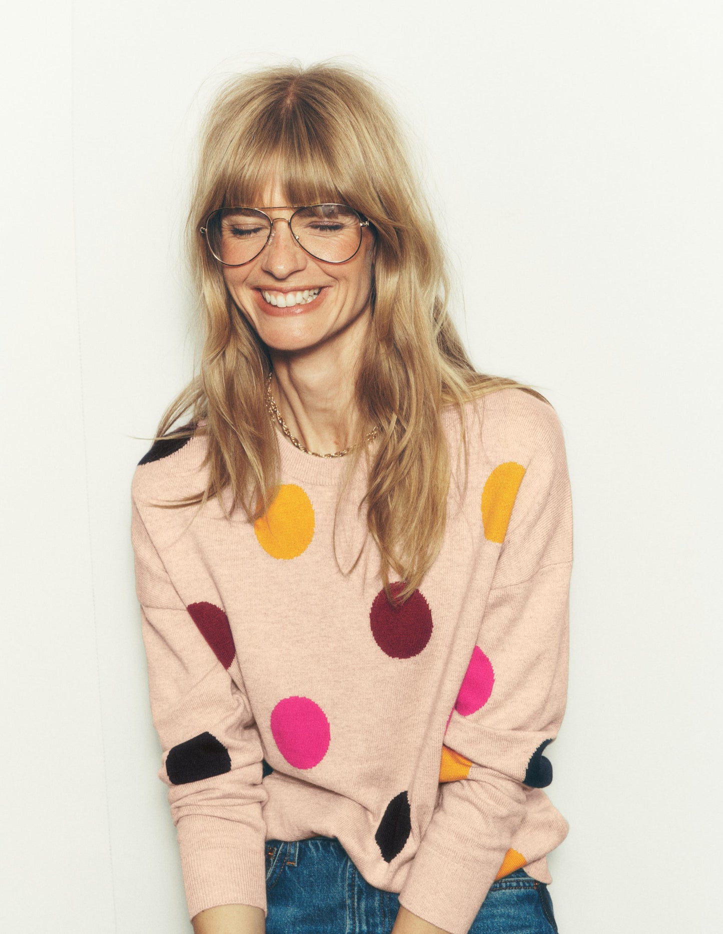 Natasha Novelty Jumper-Multi, Spot
