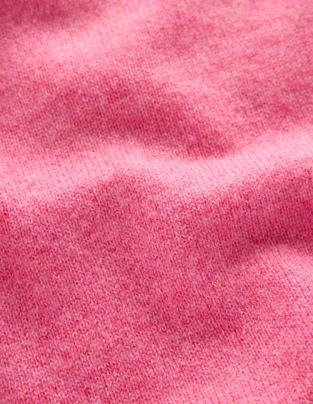 Eva Cashmere T-Shirt-Rose Pink Melange