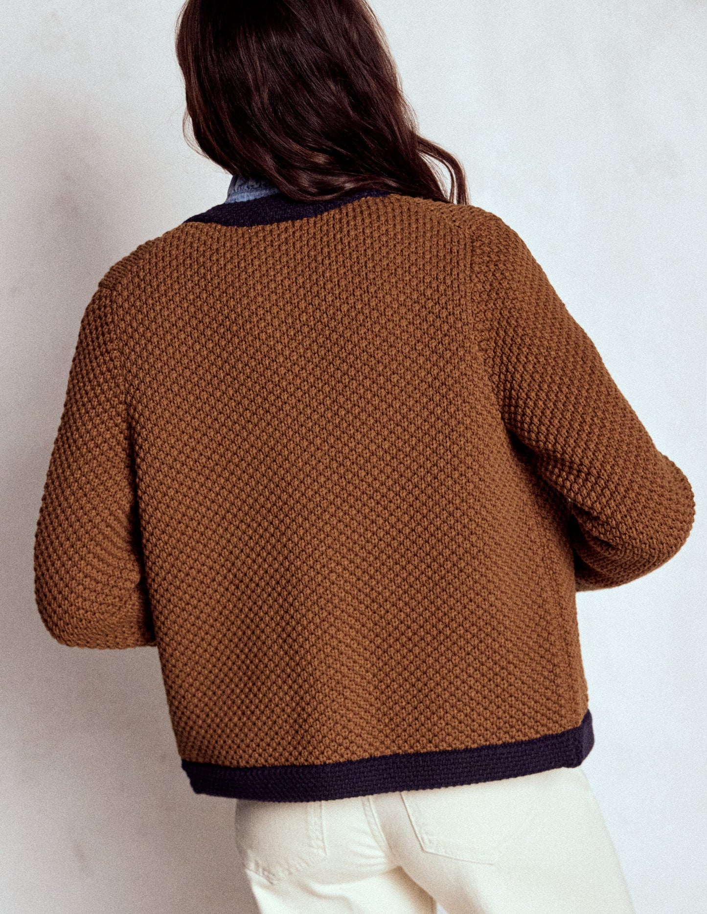 Libby Knitted Jacket-Camel
