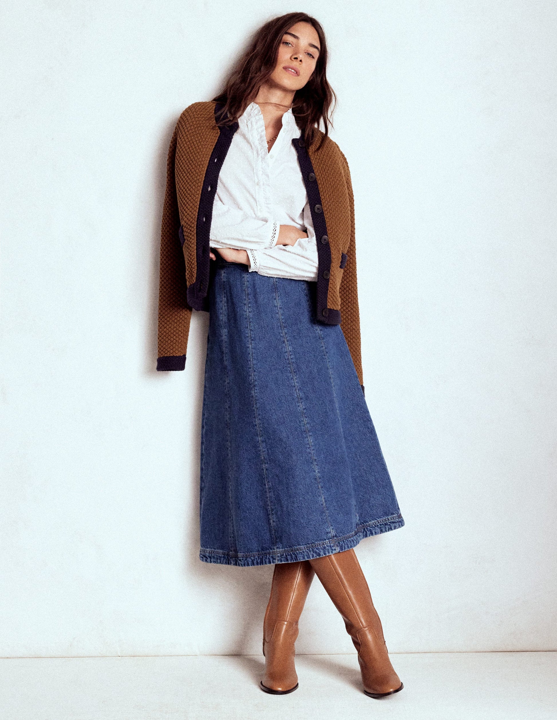 Libby Knitted Jacket-Camel-6