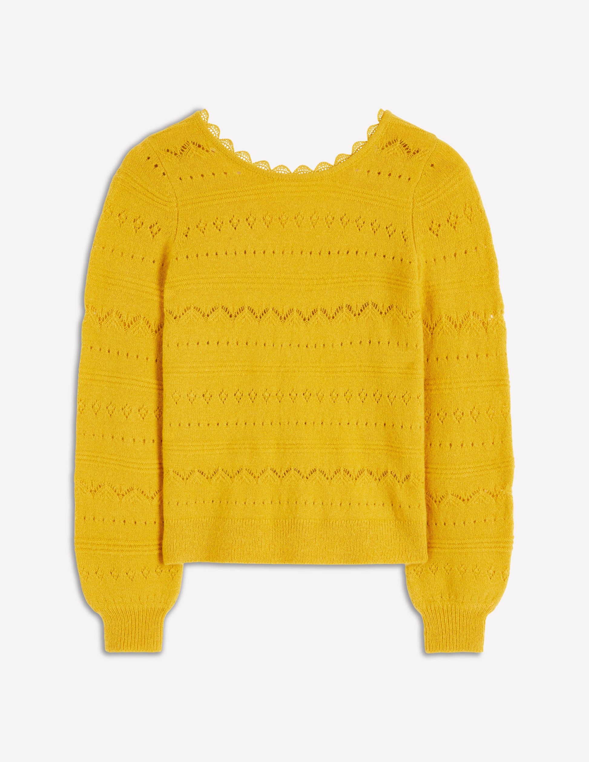 Leticia Lace Trim Jumper-Golden Rye-5