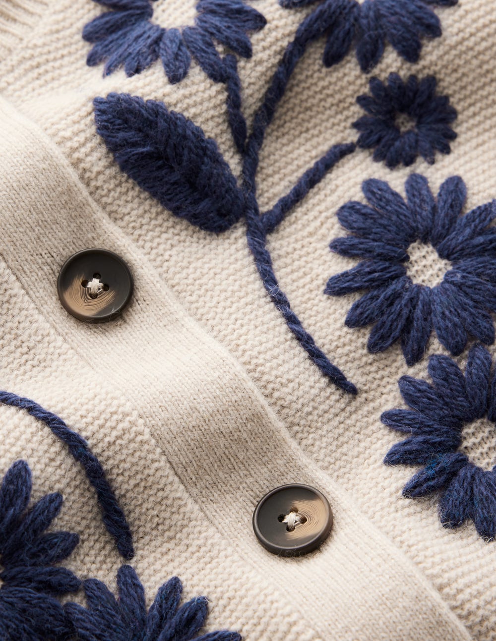 Frill Detail Waistcoat-Oatmeal Melange