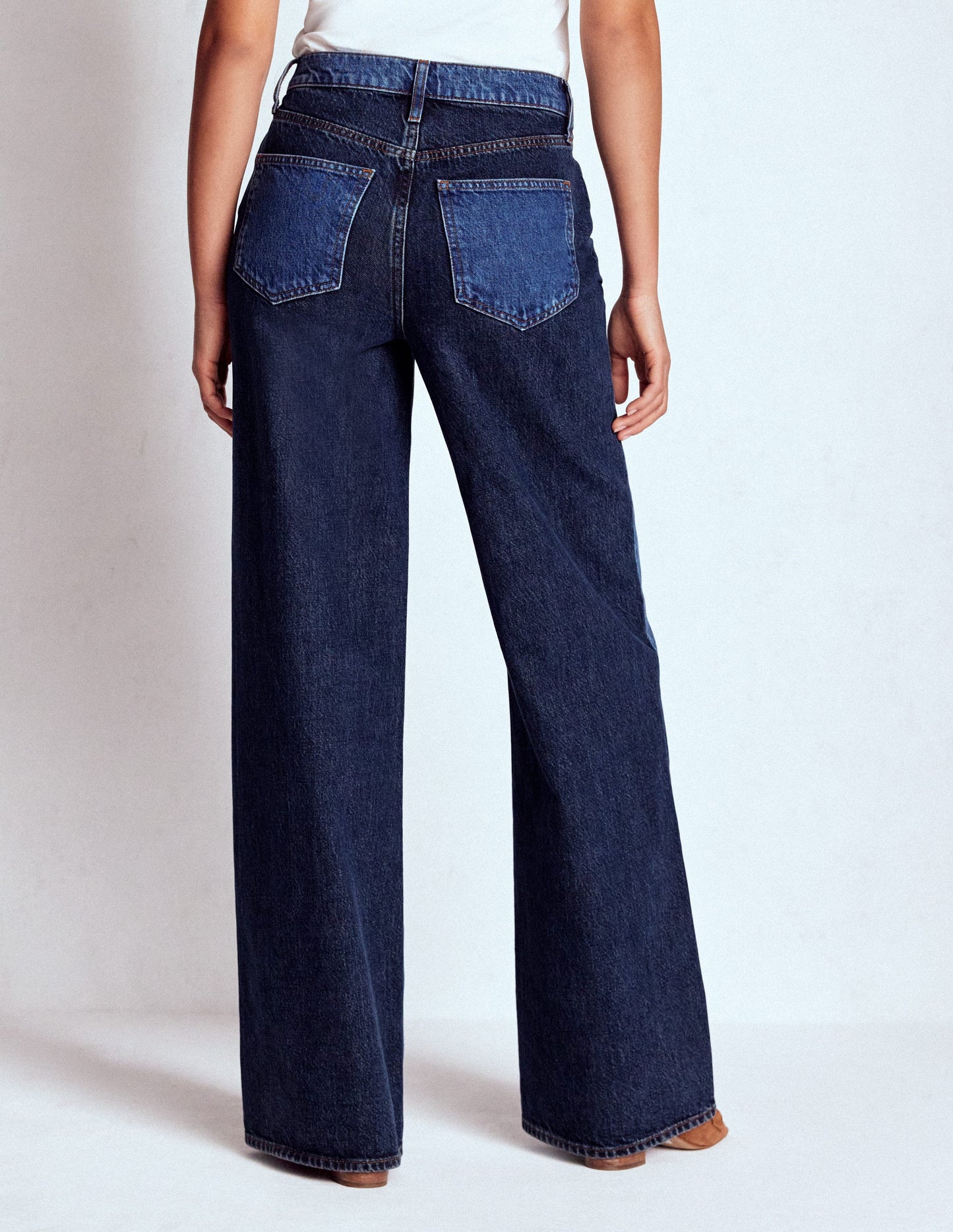 High Rise Wide Leg Jeans-Hotch Potch