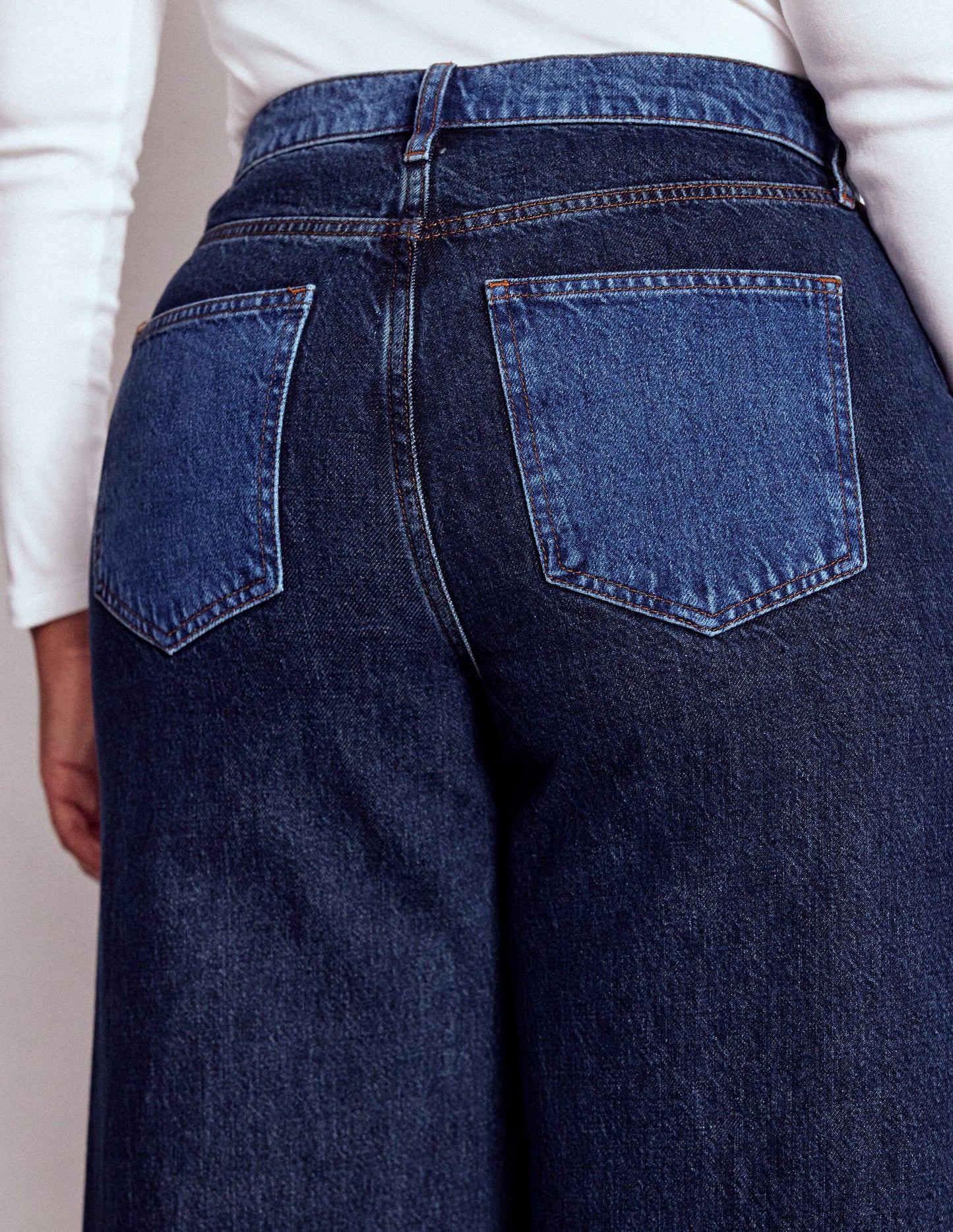 High Rise Wide Leg Jeans-Hotch Potch