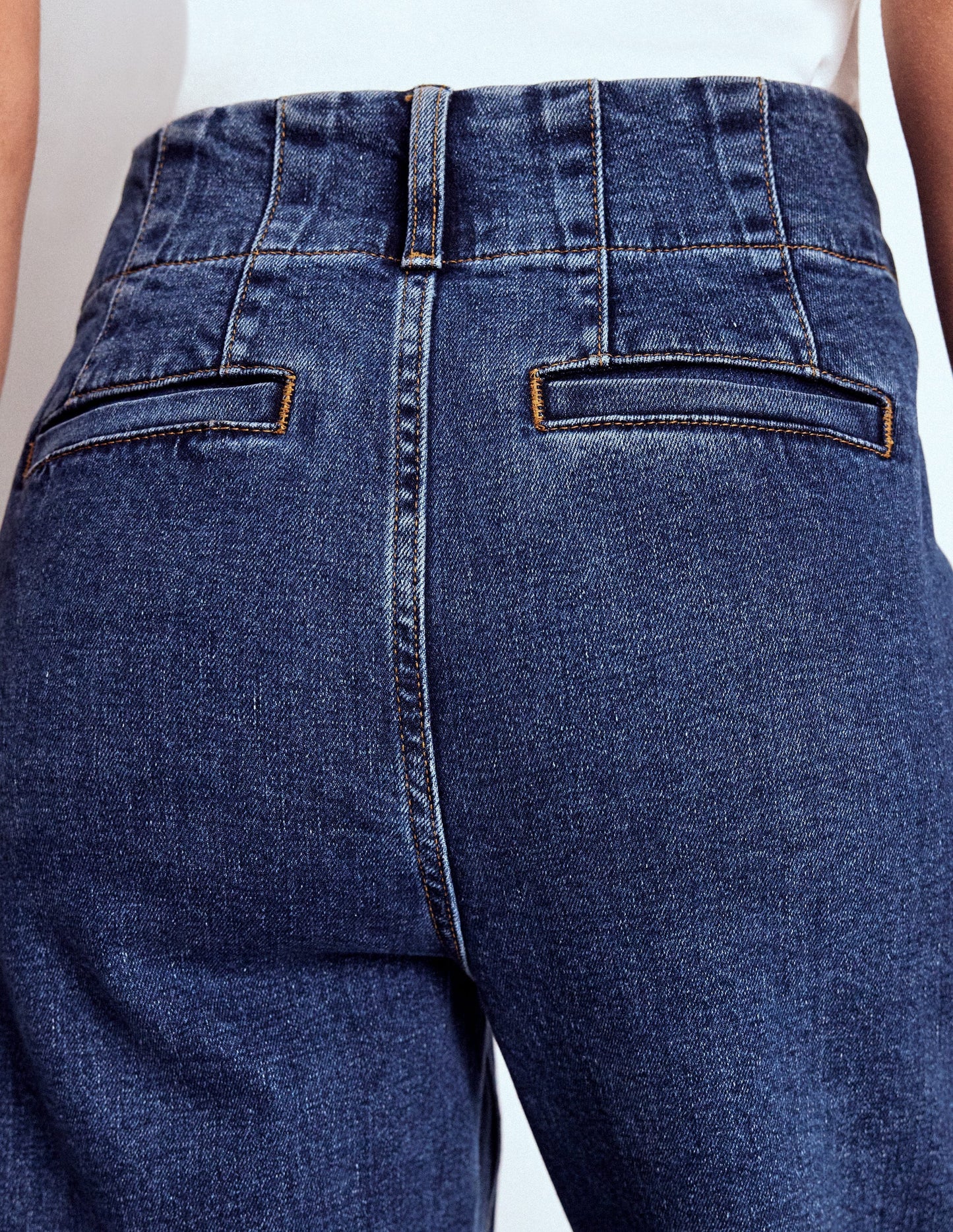 Primrose Patch Pocket Jeans-Mid Vintage