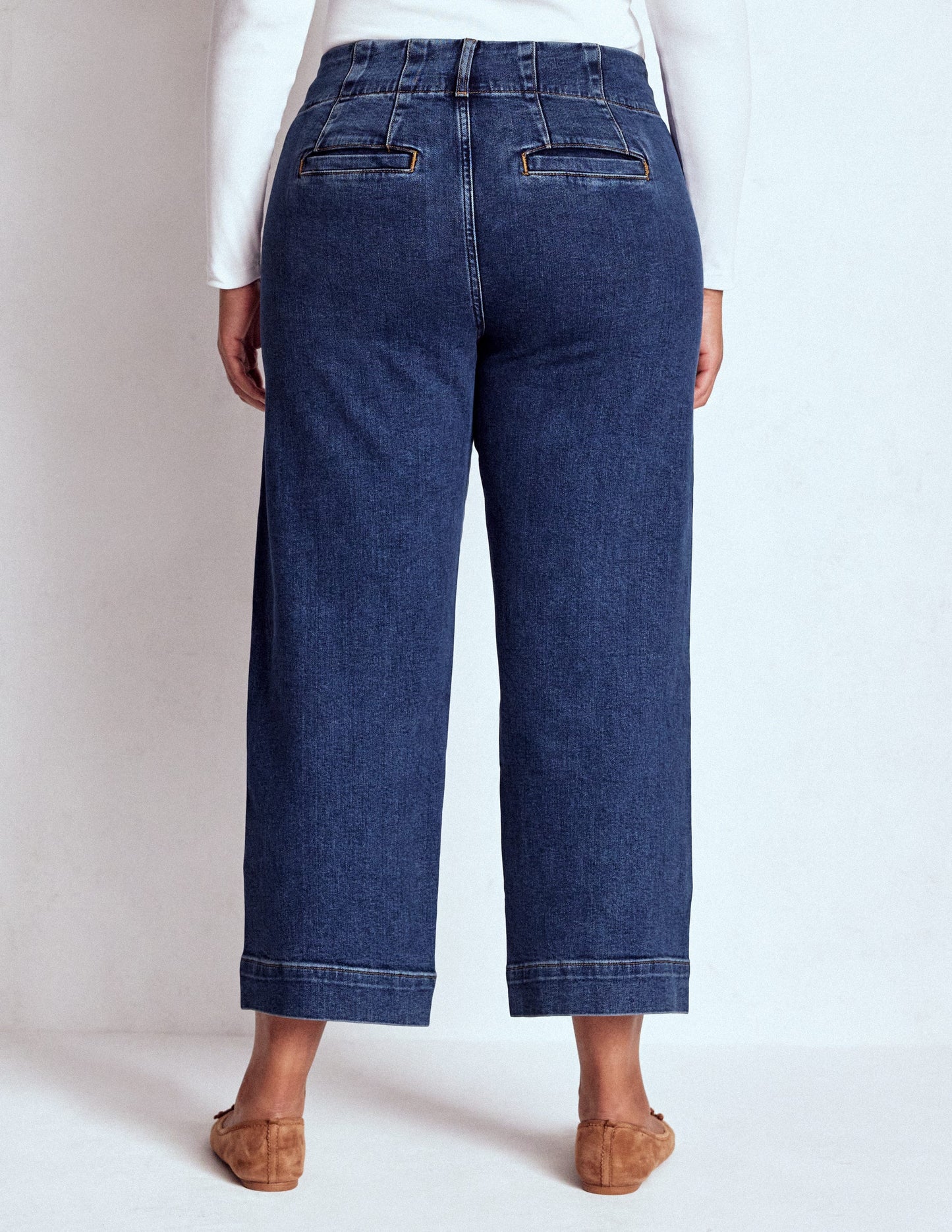 Primrose Patch Pocket Jeans-Mid Vintage