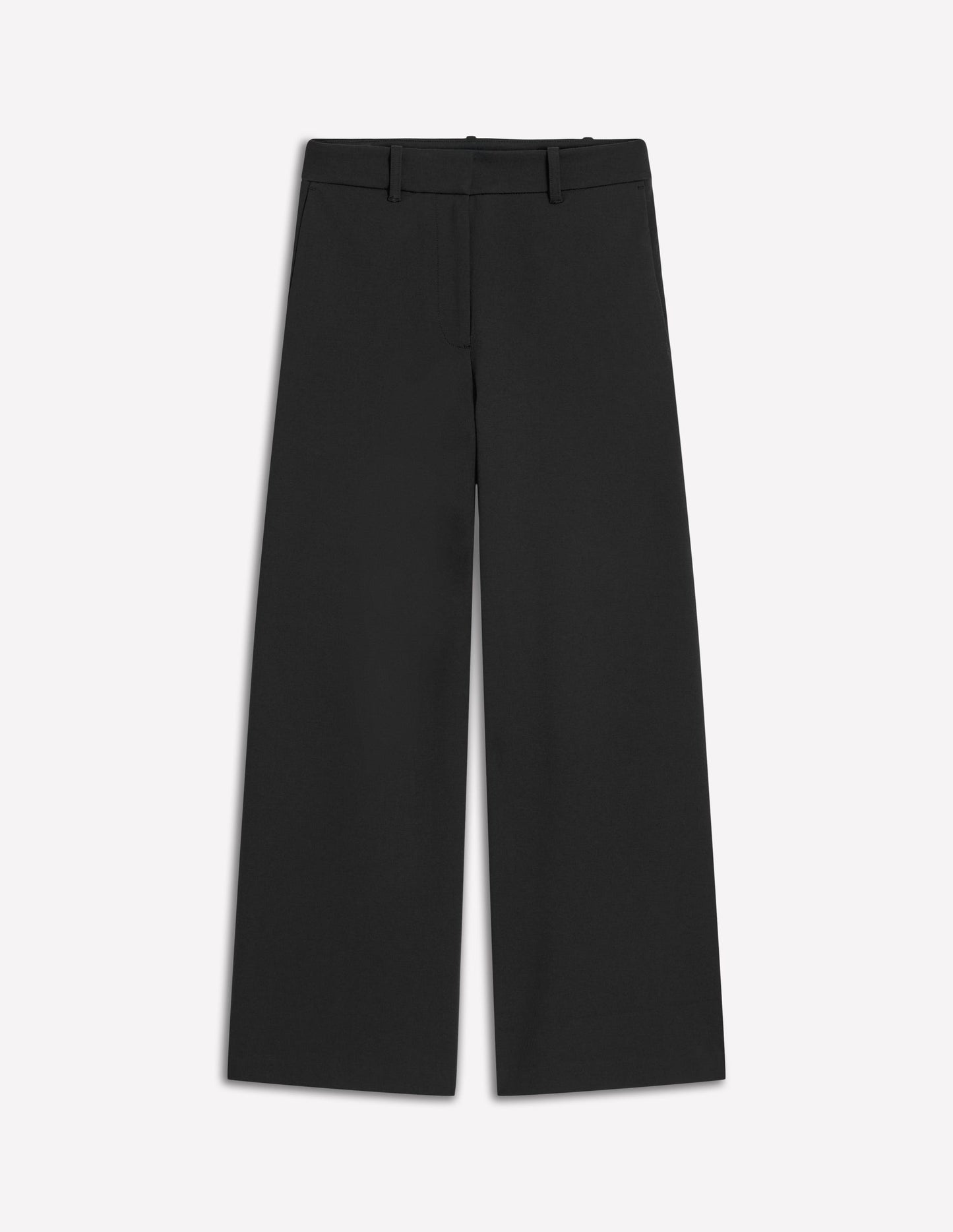 Belgravia Ponte Crop Trousers-BLACK