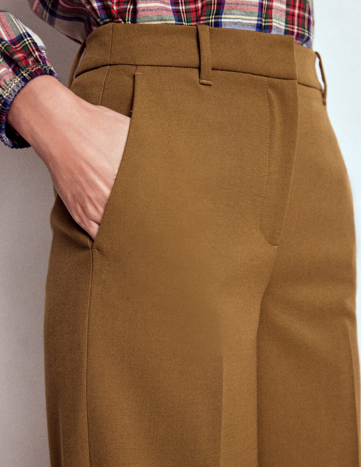 Belgravia Tailored Trousers-Tobacco