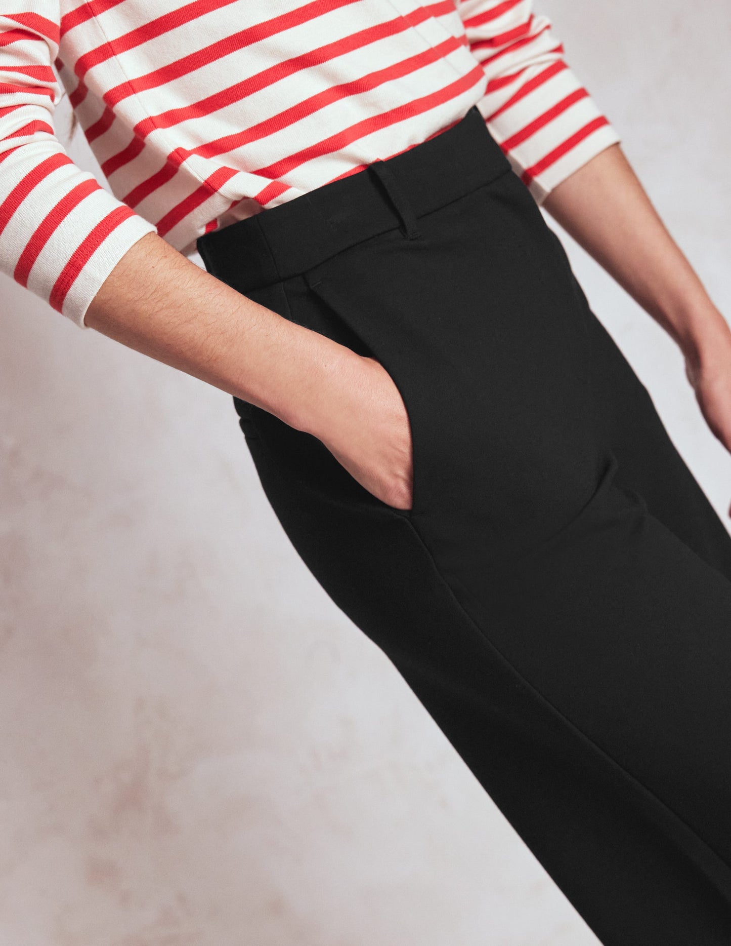 Belgravia Ponte Trousers-Black