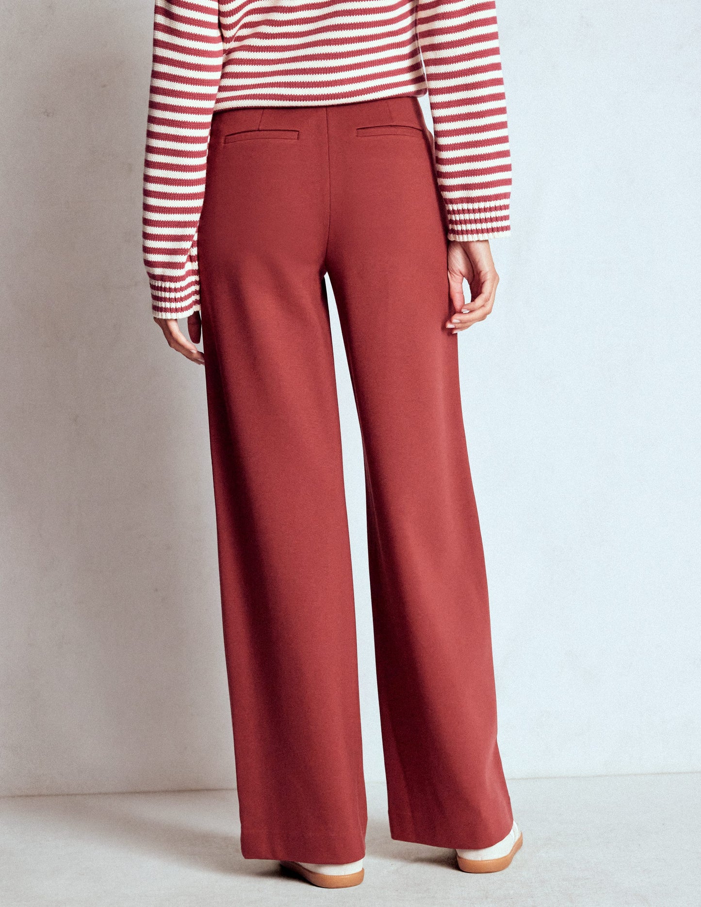 Belgravia Ponte Trousers-Chestnut