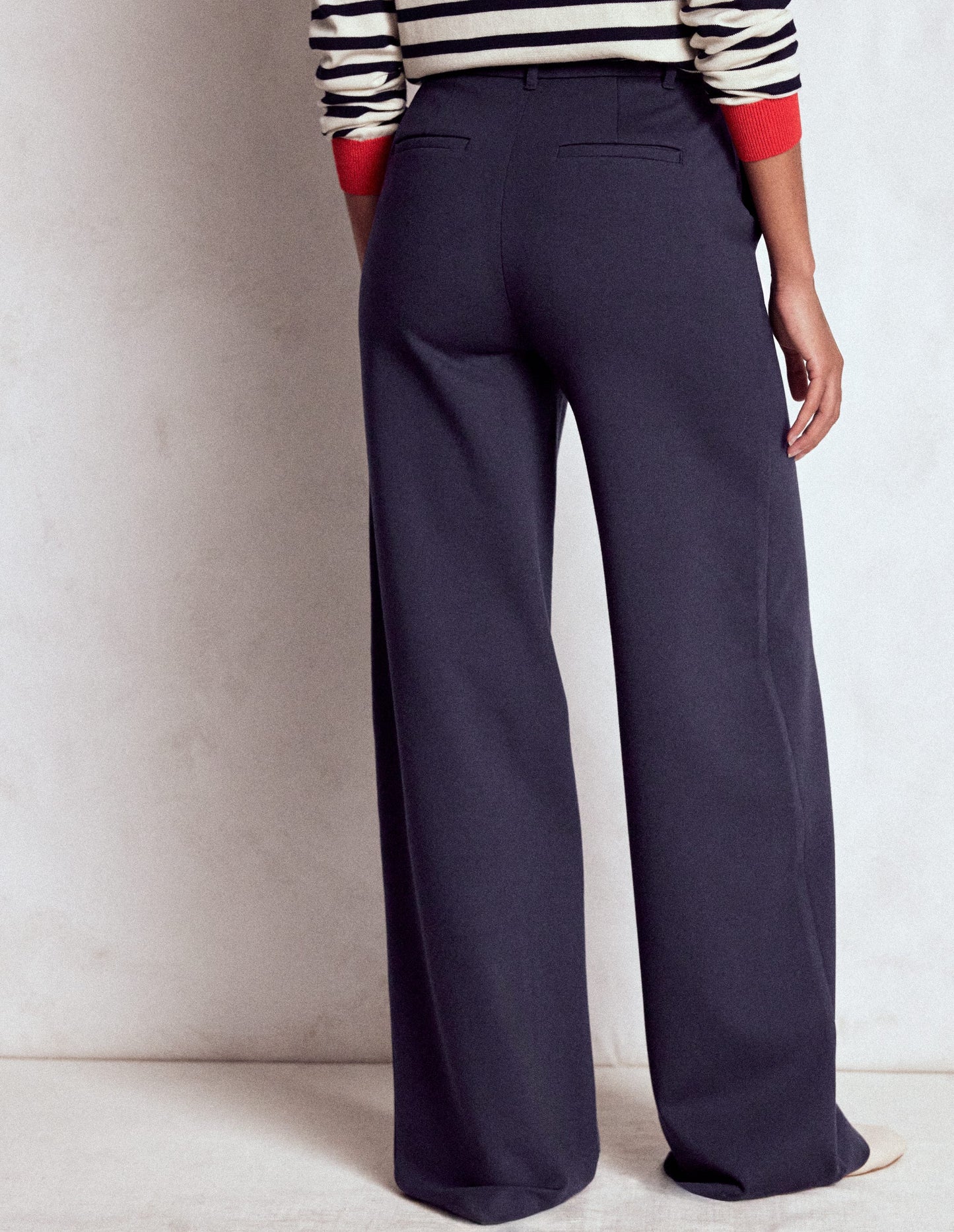 Belgravia Ponte Trousers-Navy