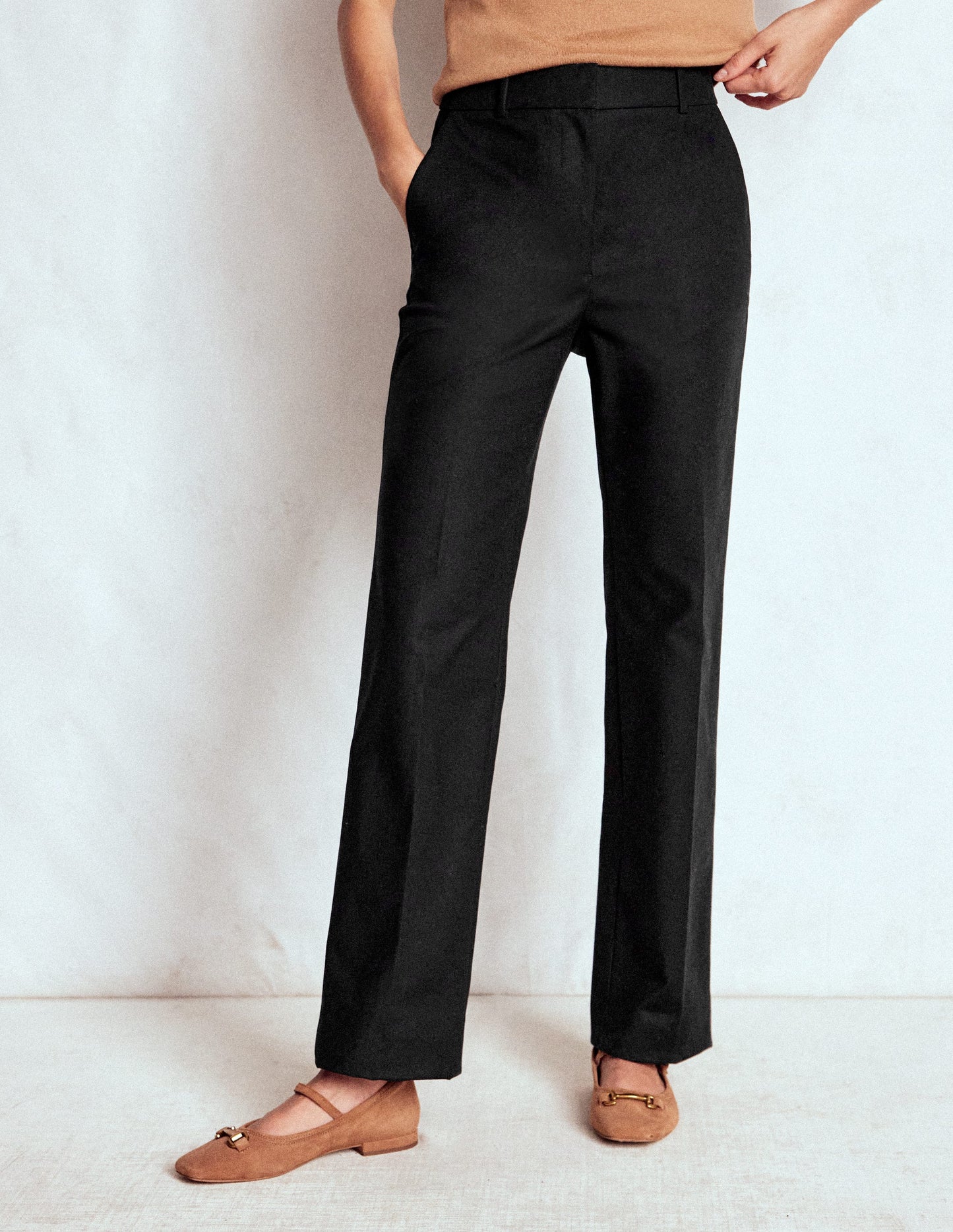 Full Length Canonbury Trousers-Black