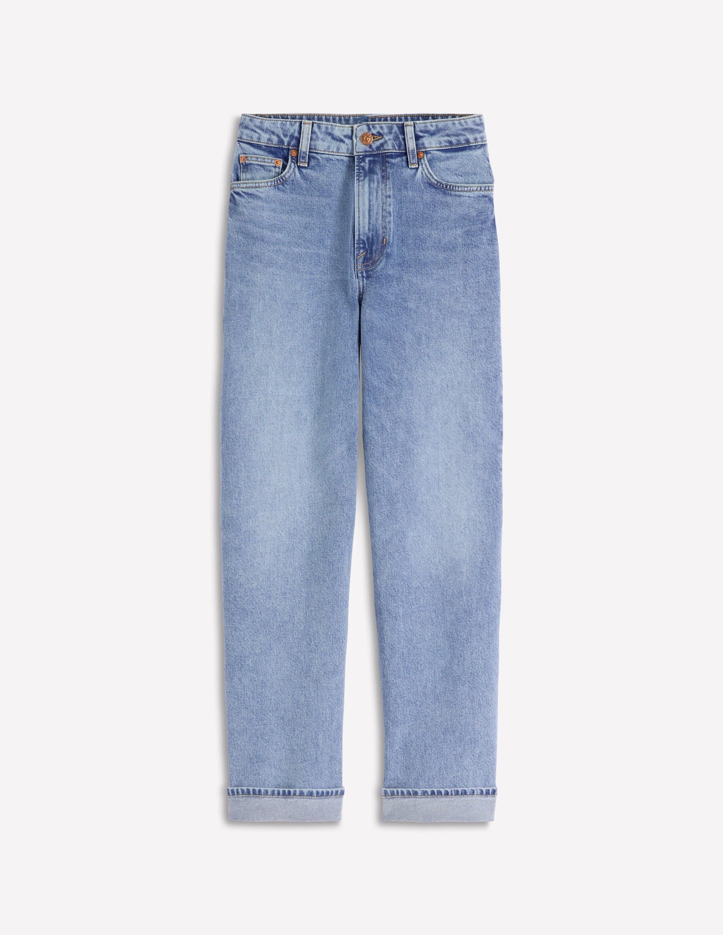 Mid Rise Stretch Jeans-Light Vintage