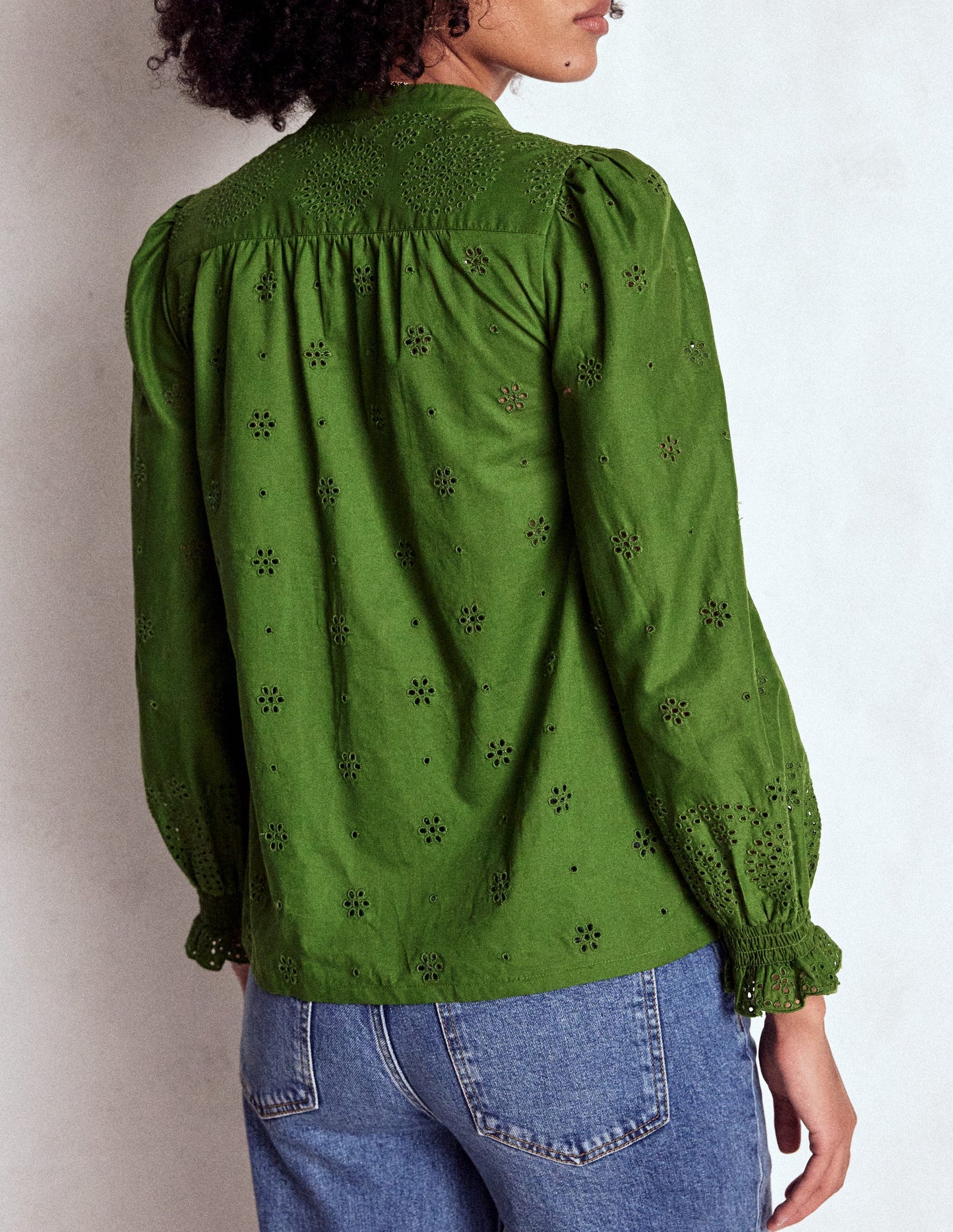 Alice Broderie Top-Promenade Green