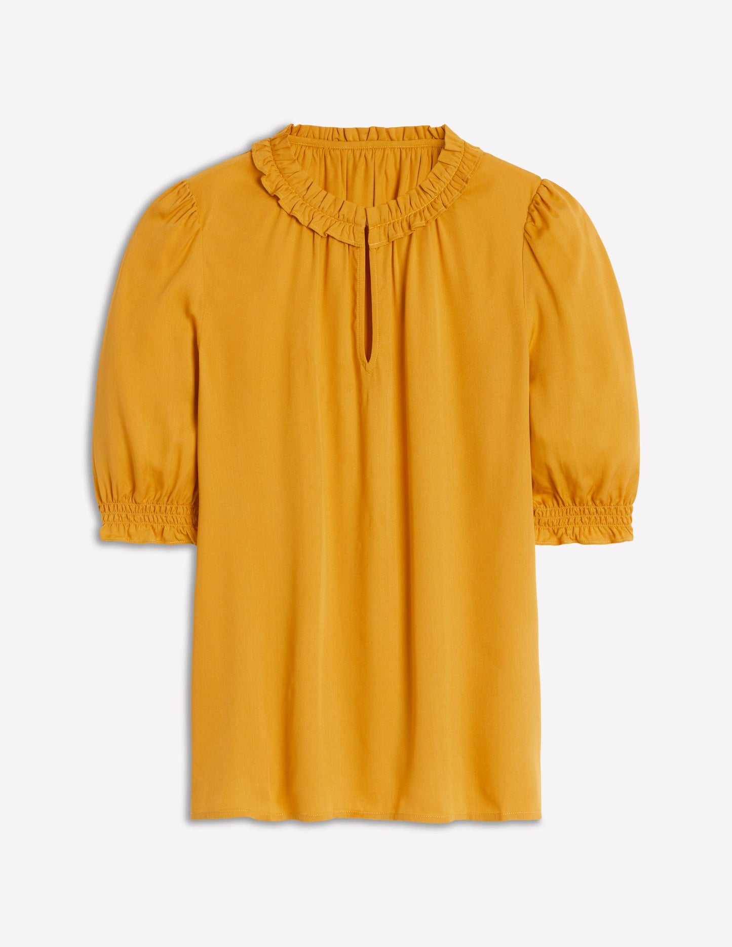 Ria Short Sleeve Top-Golden Rye