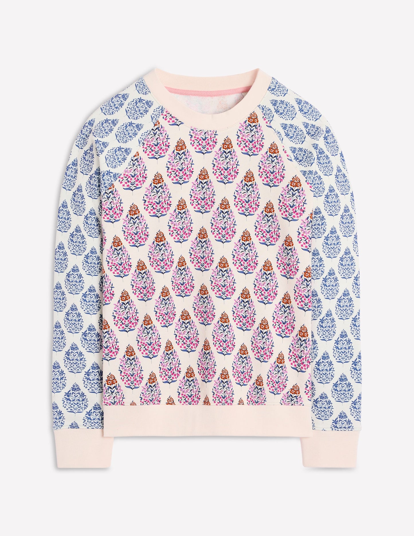 Rosa Printed Sweatshirt-Multi, Wildflower Bouquet