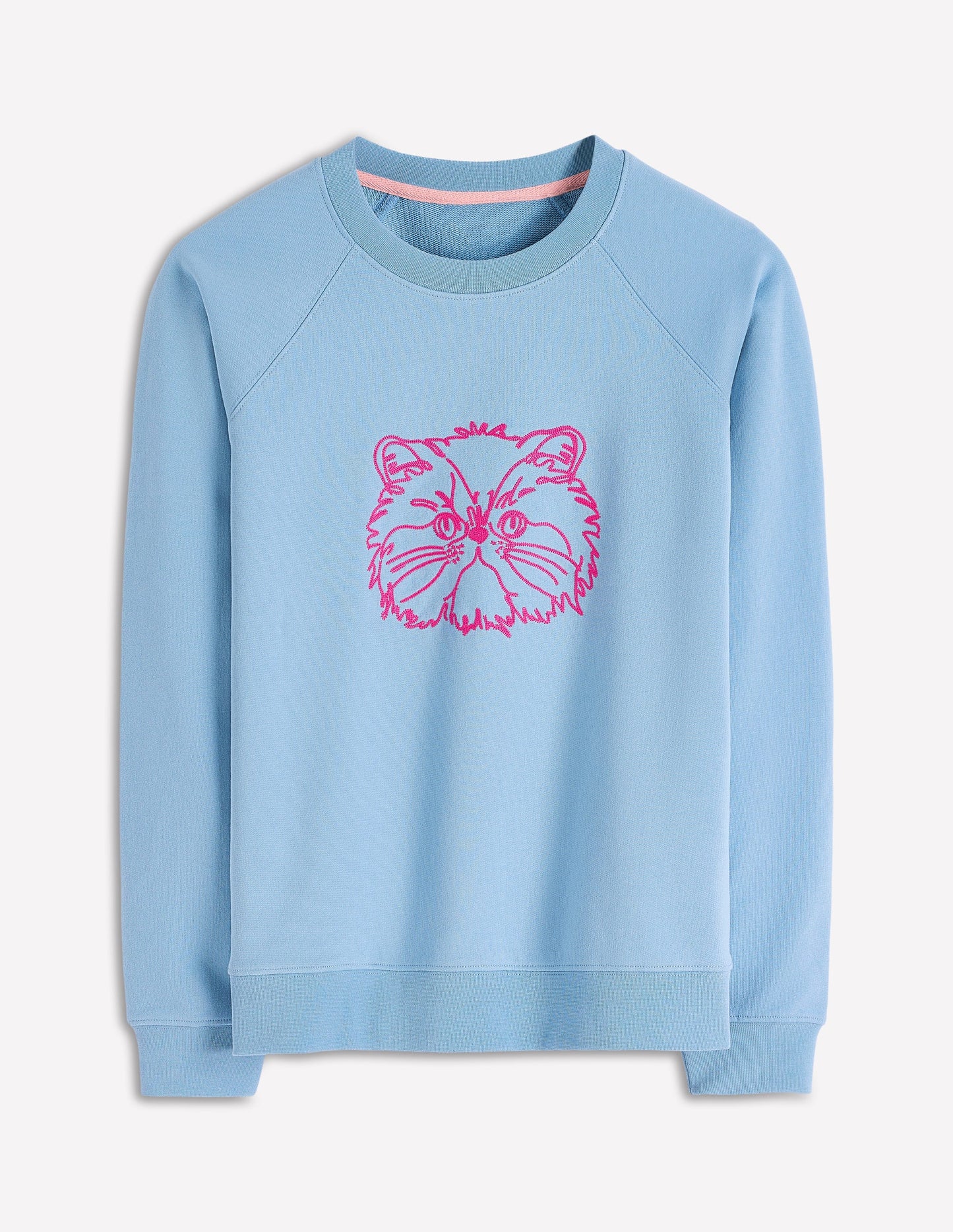 Rosa Embroidered Sweatshirt-Grumpy Cat