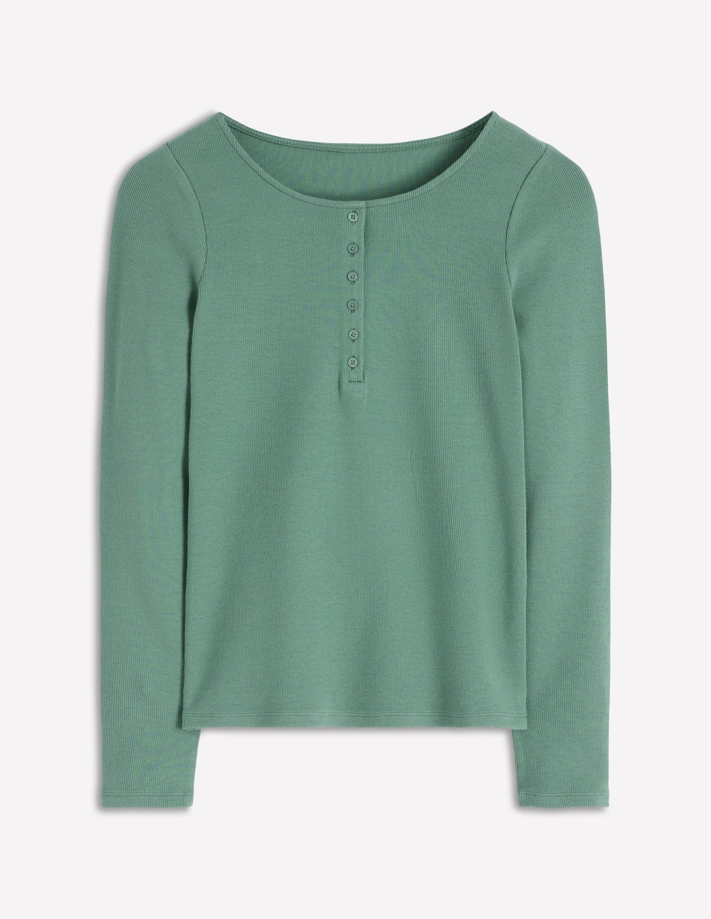 Rib Henley-Eucalyptus