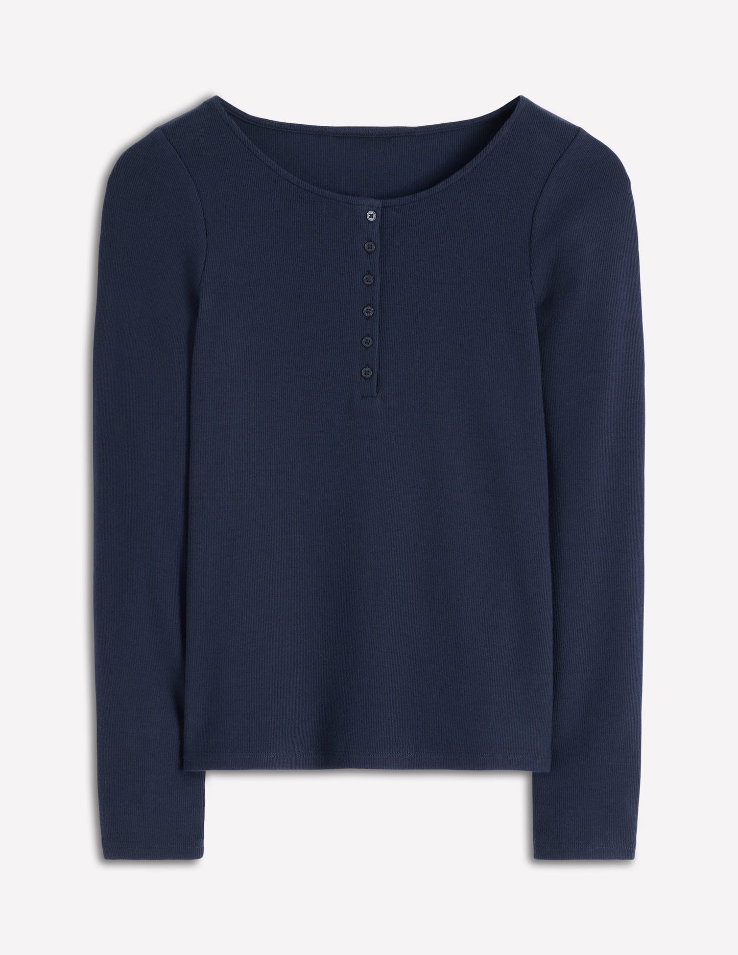 Rib Henley-Navy