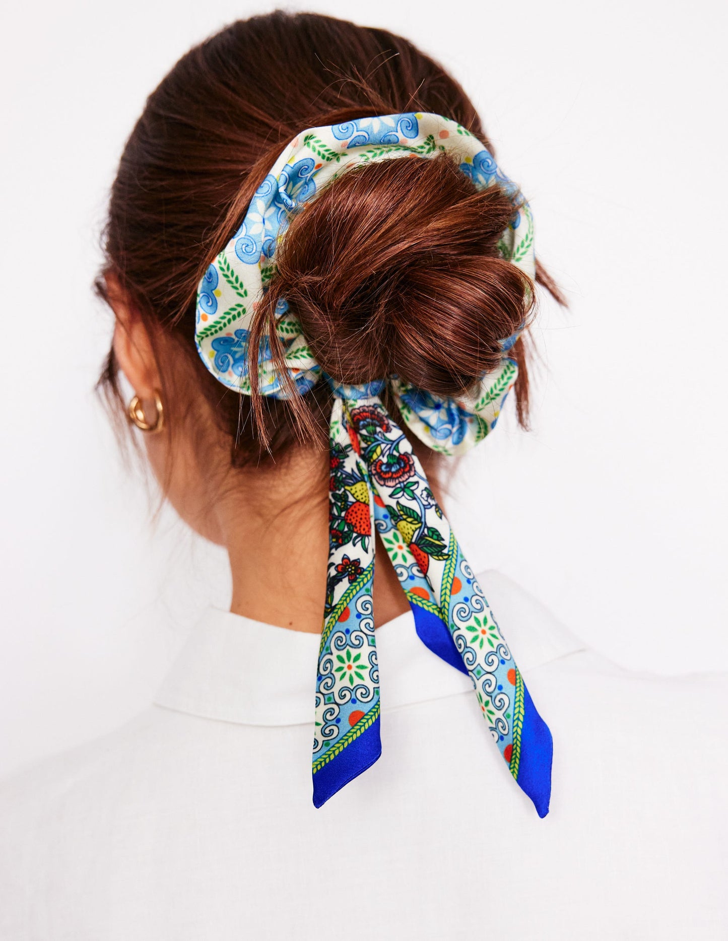 Scarf Scrunchie-Conversational