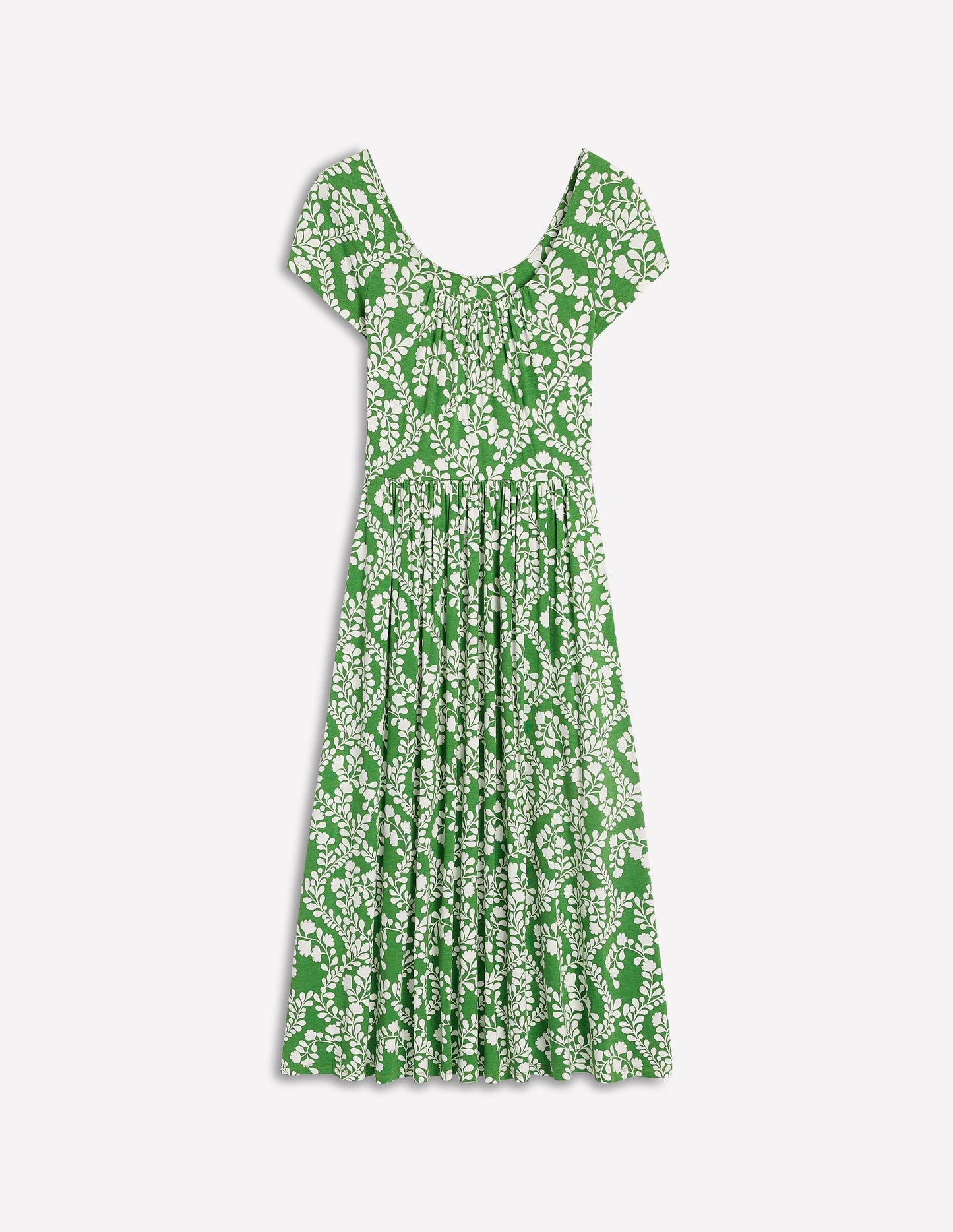Samantha Scoop Jersey Dress-Paradise Green, Vine