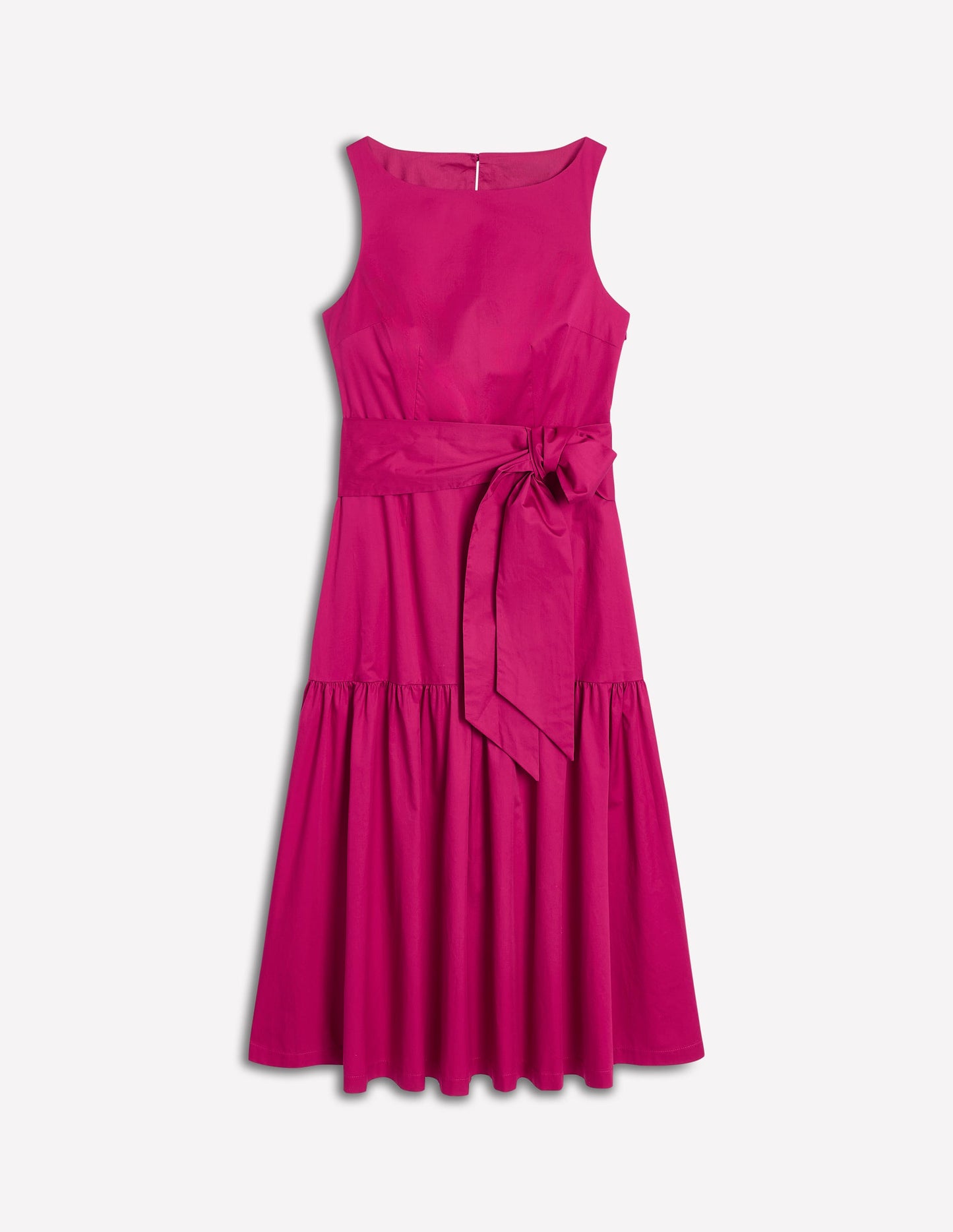 Deep Tier Fit & Flare Dress-Cherry Jam