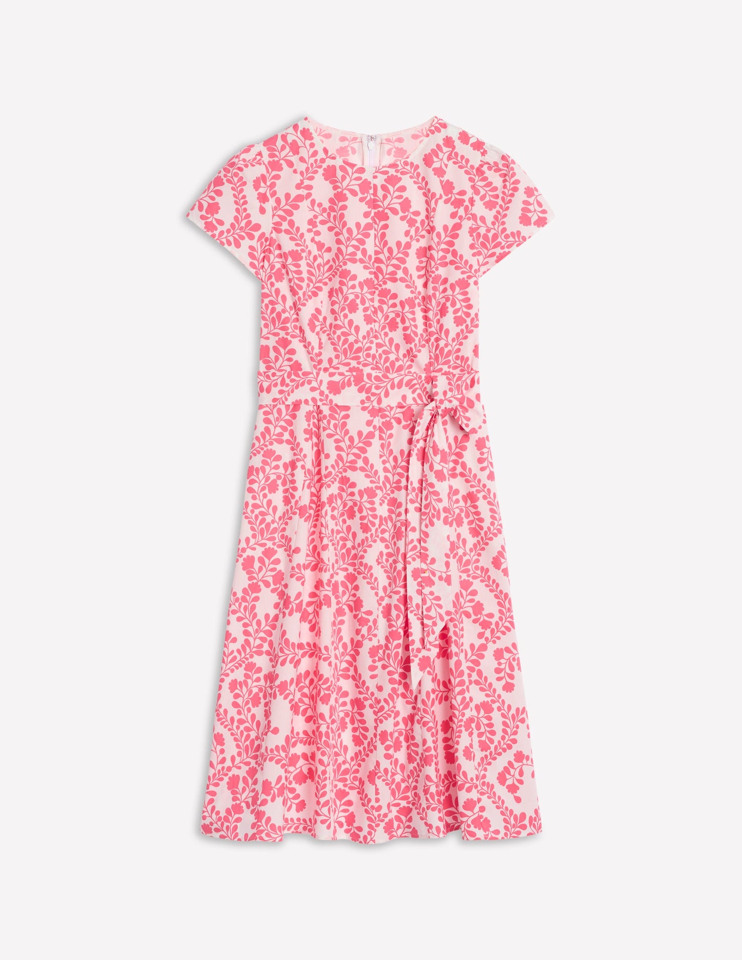 Imo Cotton Godet Short Dress-lvory, Vine Silhouette