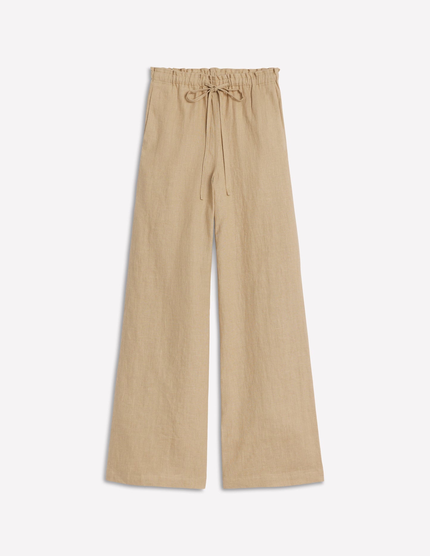 Islington Linen Trousers-Oatmeal