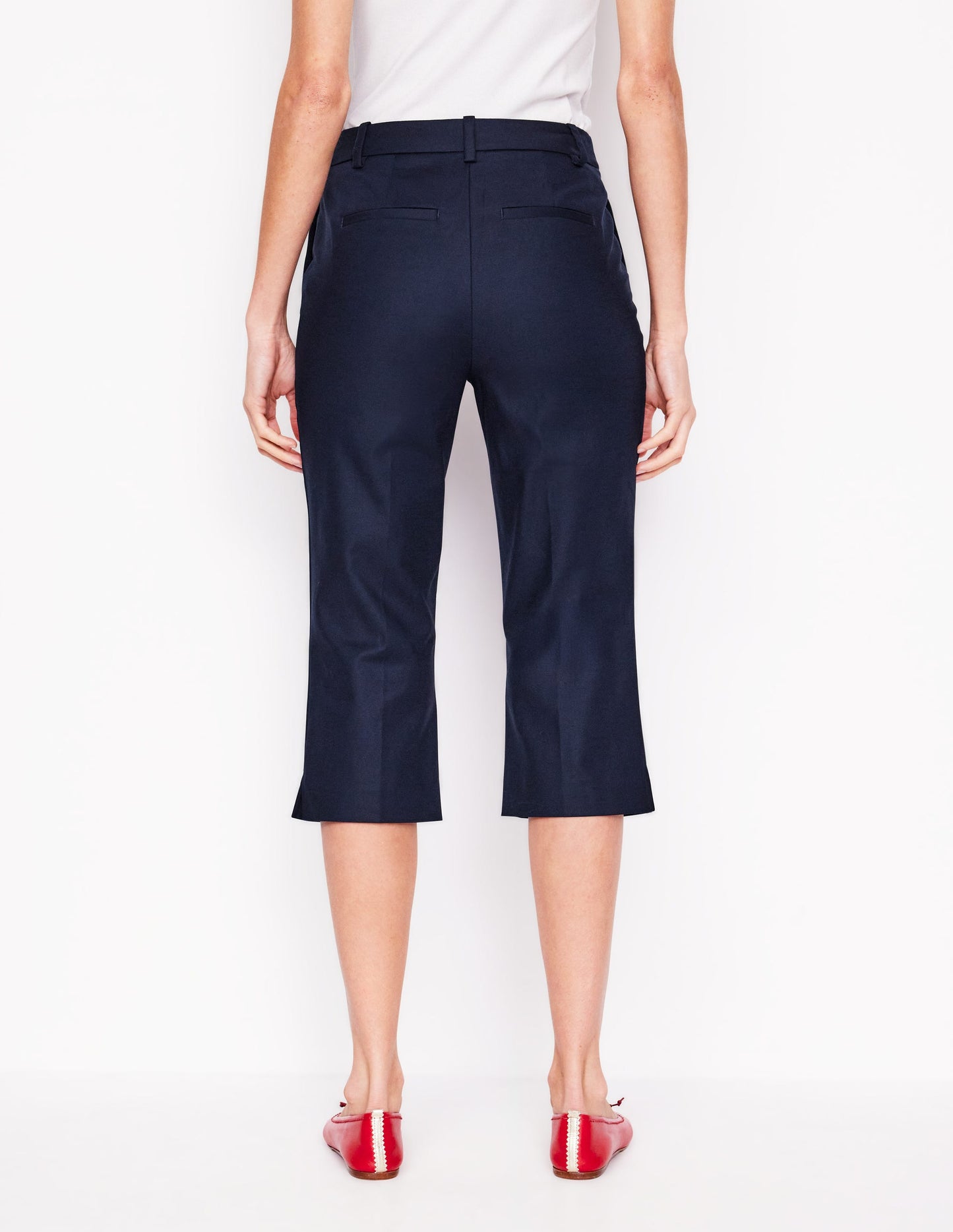 Capri Trousers-Navy