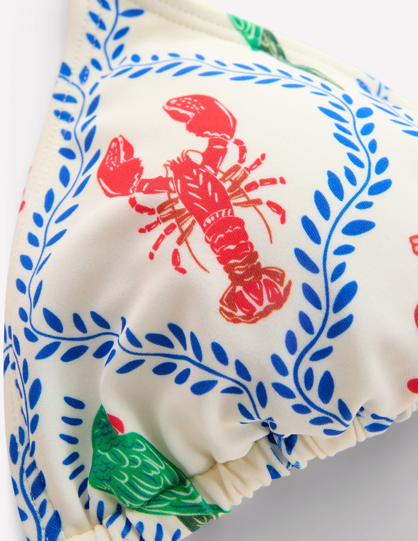 Symi String Bikini Top-Ivory, Tropical Bonanza Vine